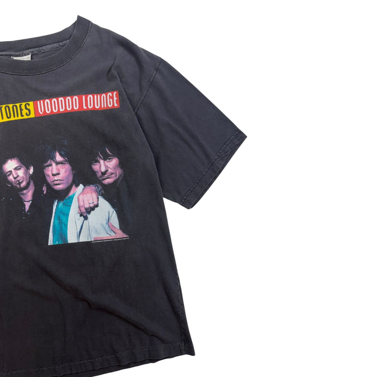 Vintage Rolling Stones Voodoo Lounge T-Shirt Black