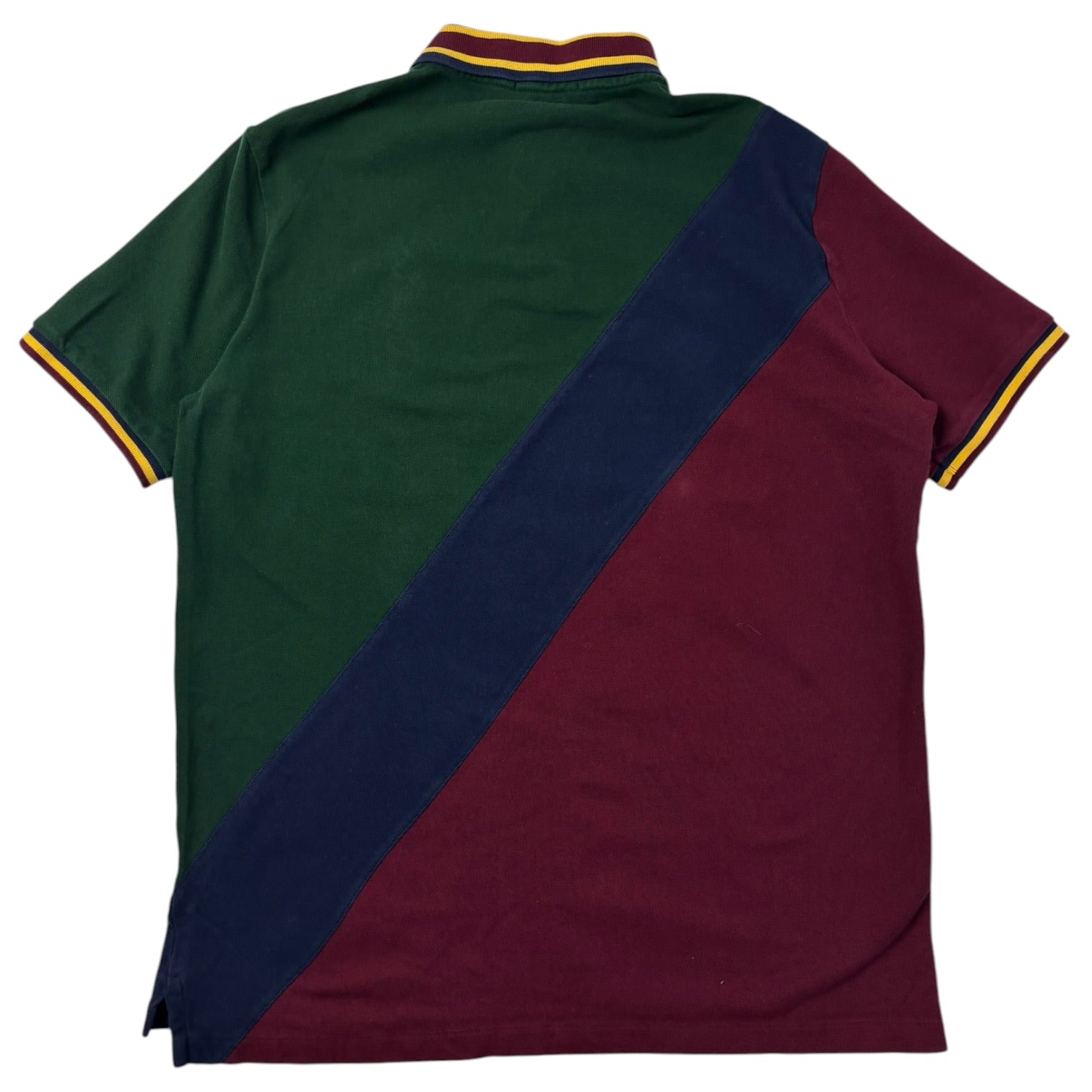 Vintage Polo Ralph Lauren Big Pony Tri-Colour Green
