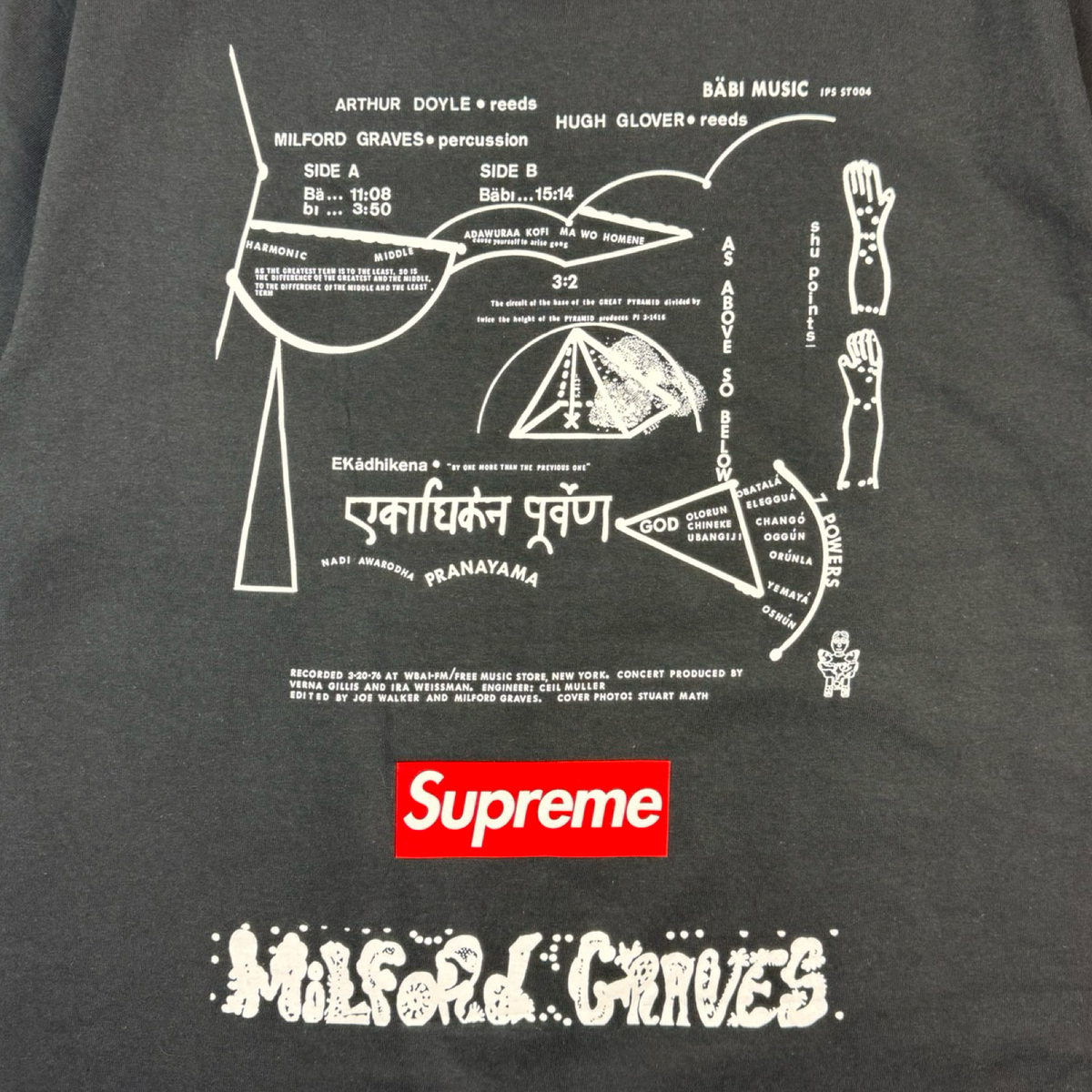Supreme Milford Graves Tee Black