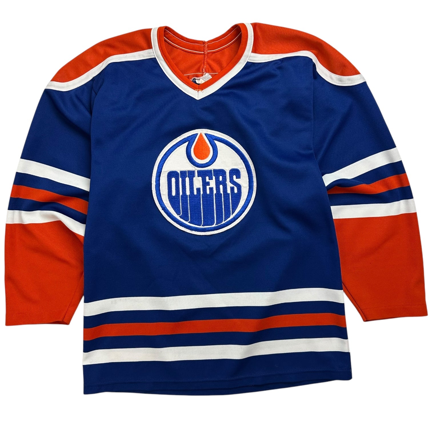 1999 Edmonton Oilers Ten Year Stanley Cup Anniversary Jersey