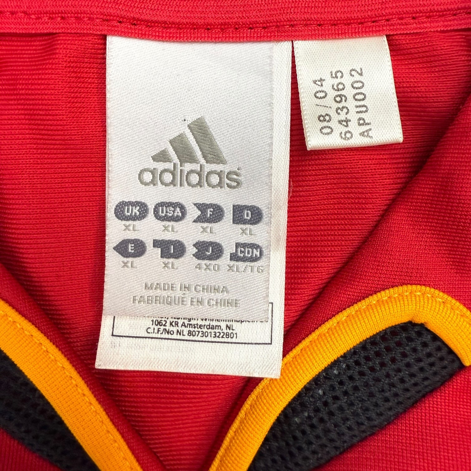 2004 German National Team Jersey Red