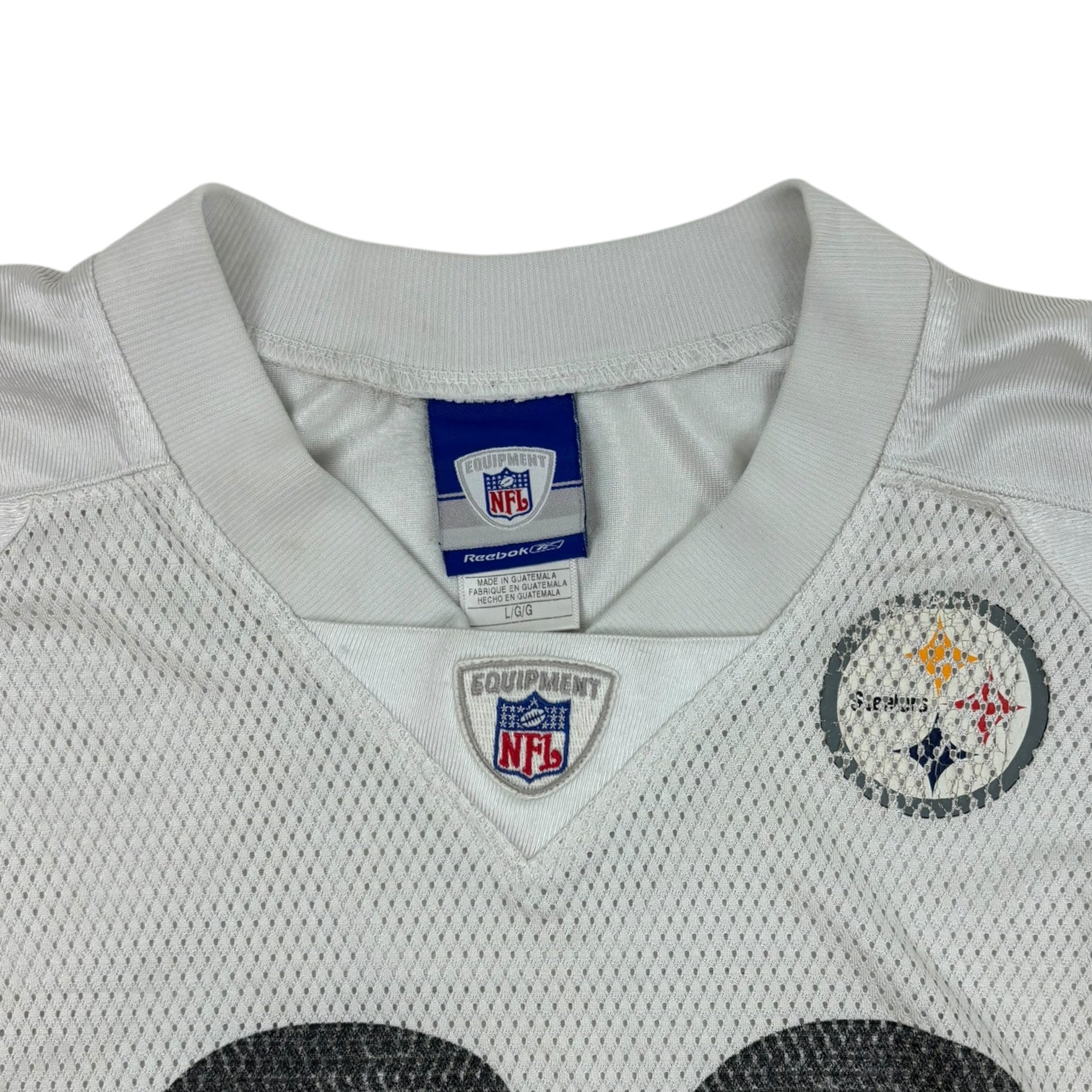 Vintage Reebok Pittsburg Steelers Health Miller Football Jersey White