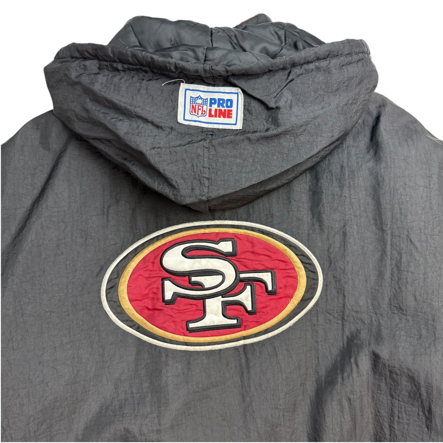 Vintage Reebok San Francisco 49ers Sideline Jacket Black