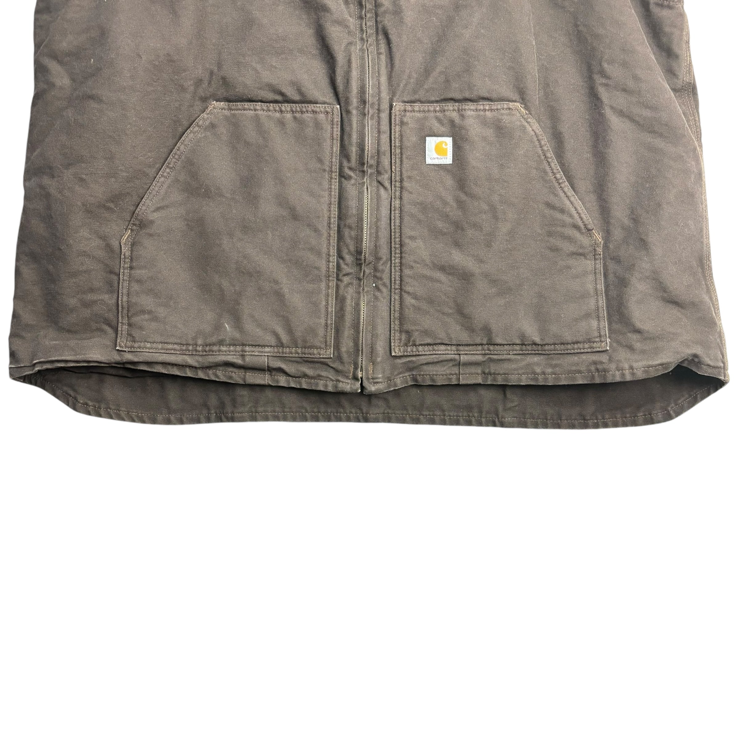 Carhartt Sherpa Lined Vest Dark Brown