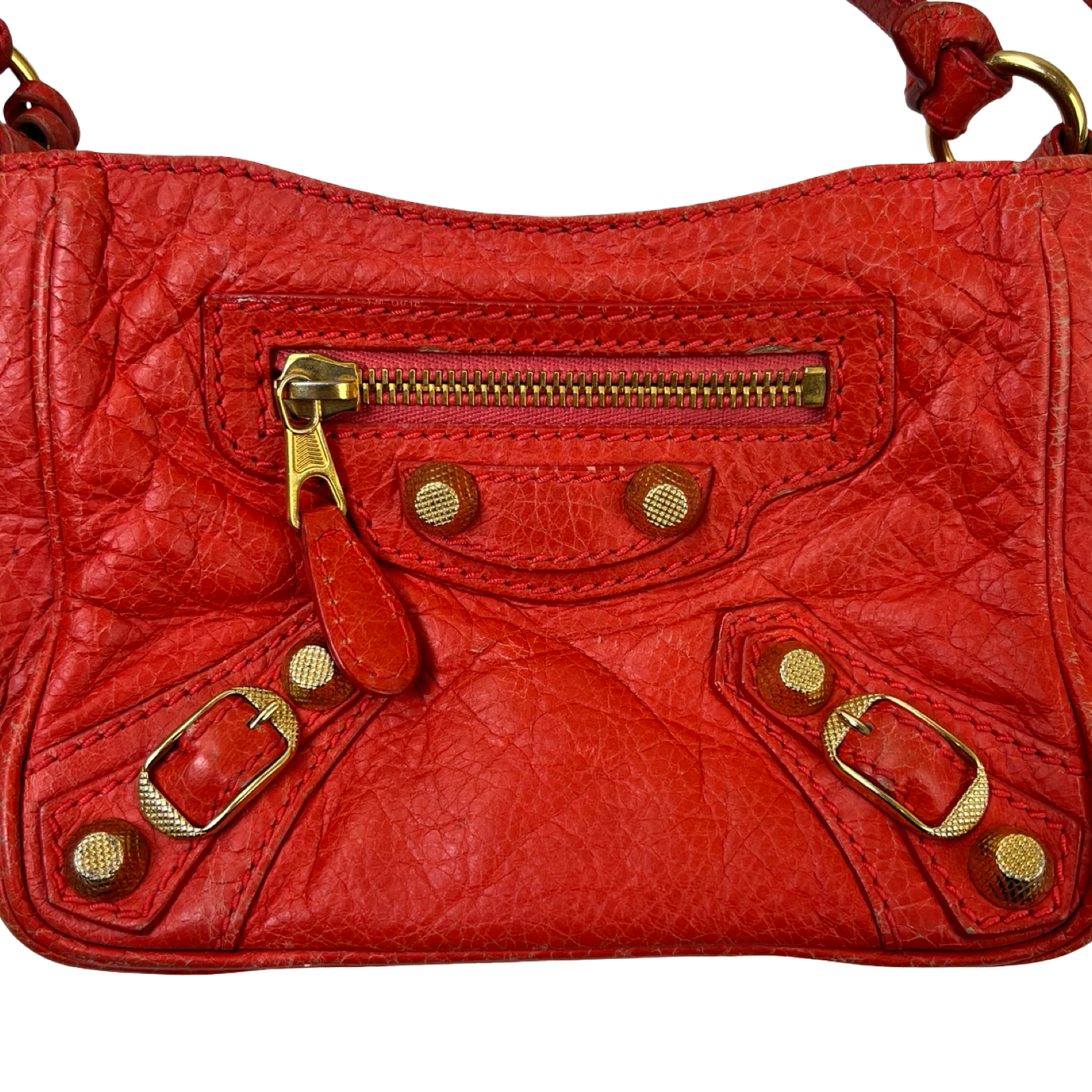Balenciaga Nano City Bag Orange