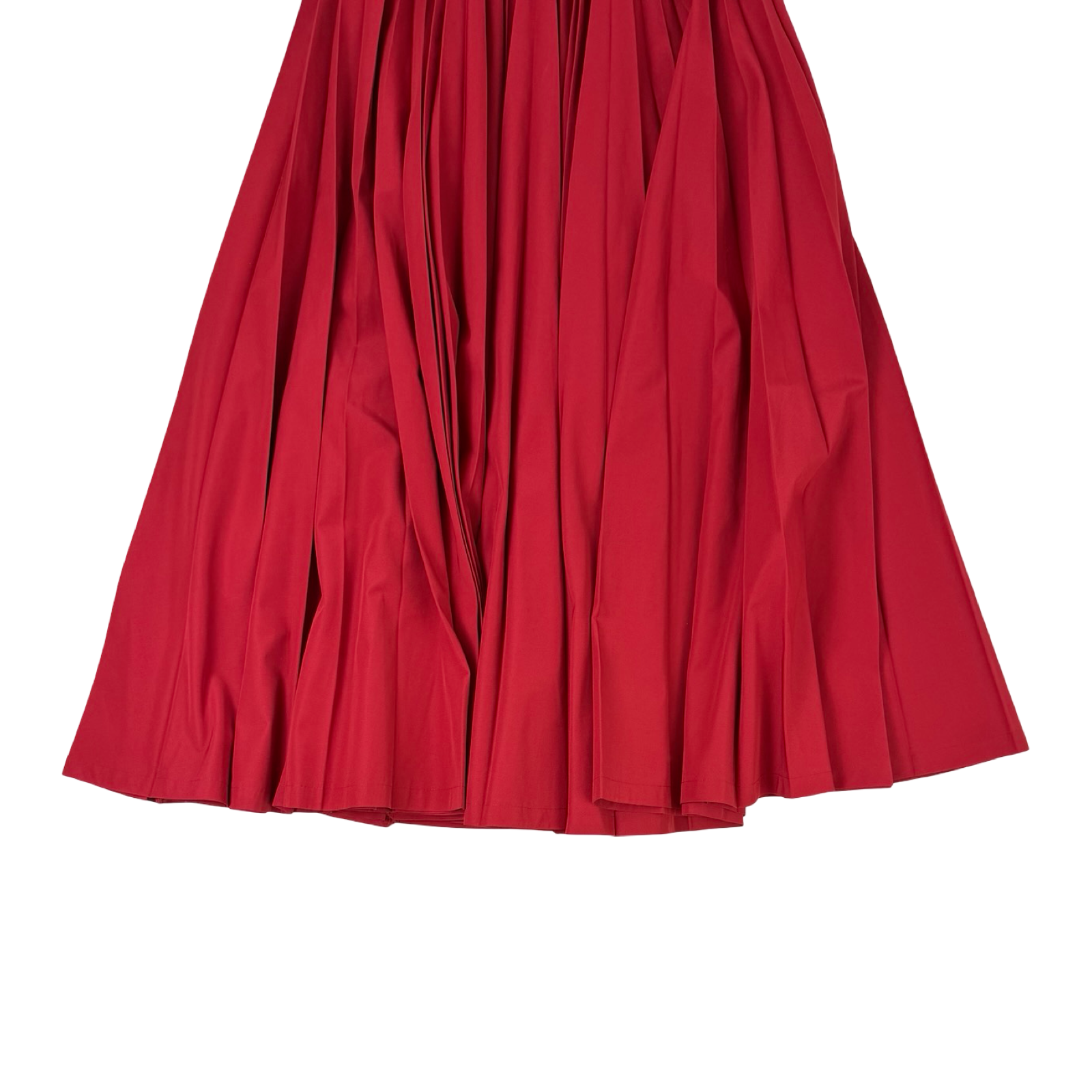 (W) Junya Watanabe Comme Des Garcons Pleated Skirt Red