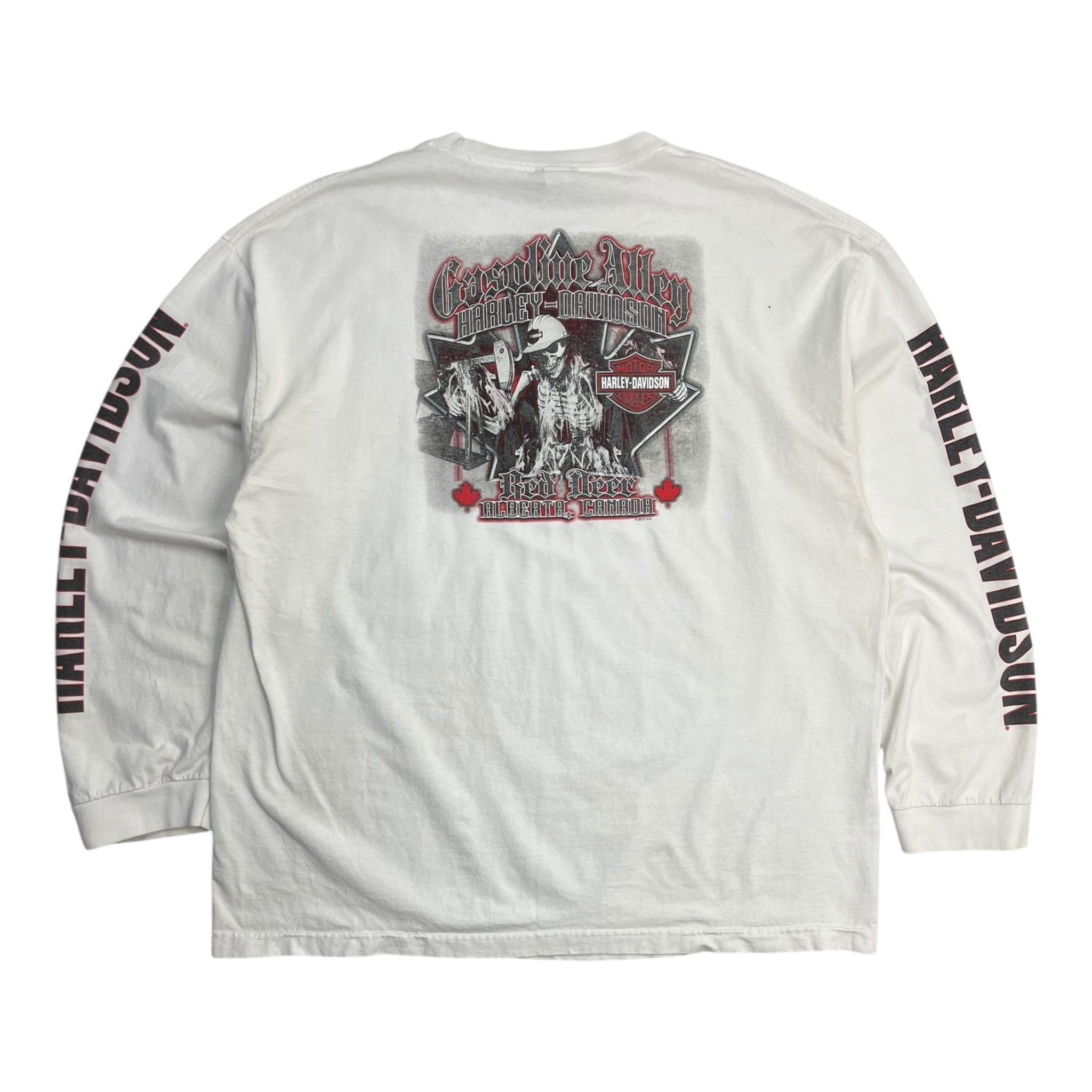 Harley Davidson Red Deer Alberta Longsleeve T-Shirt
