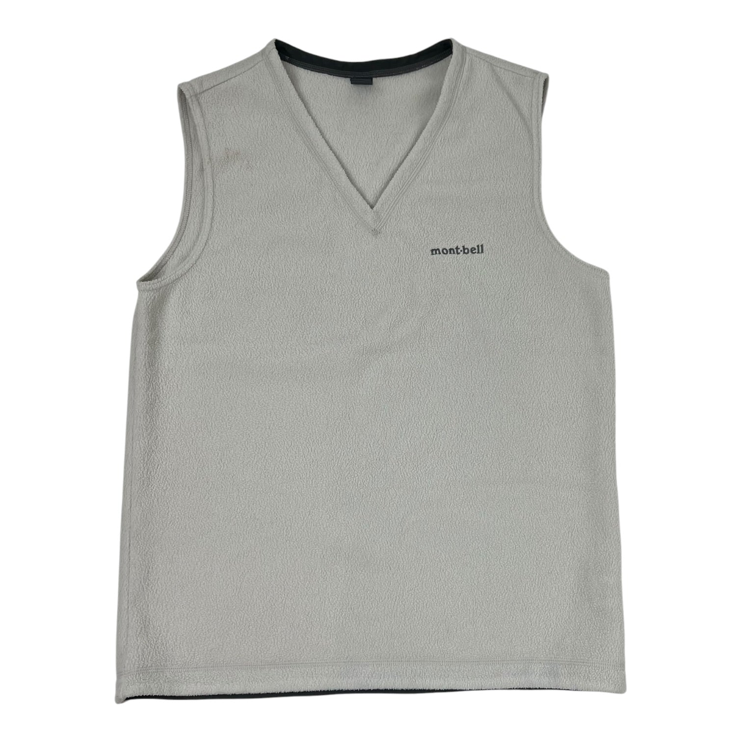 Montbell Climaplus 100 V-Neck Fleece Vest Beige