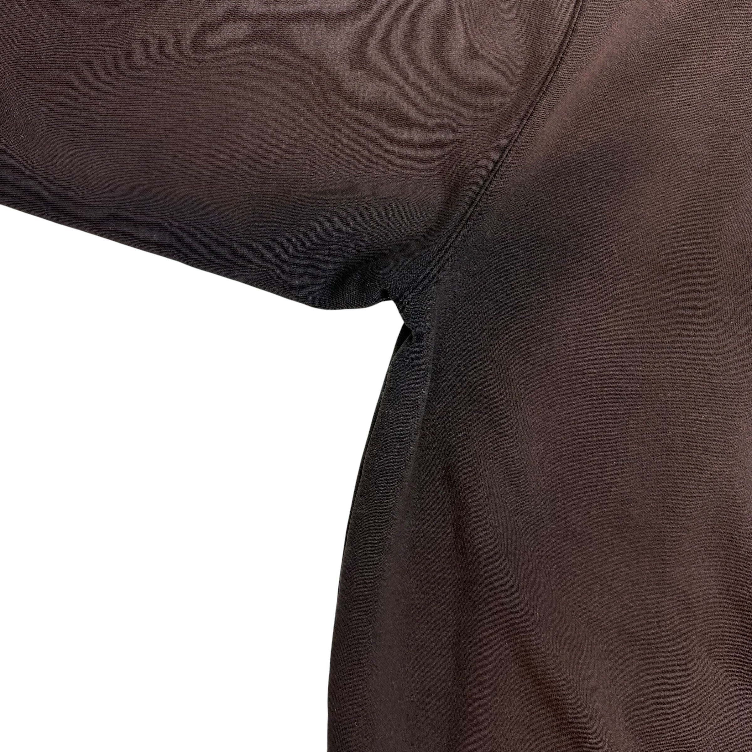 Vintage Carhartt Thermal Lined Zip Up Hoodie Faded Brown