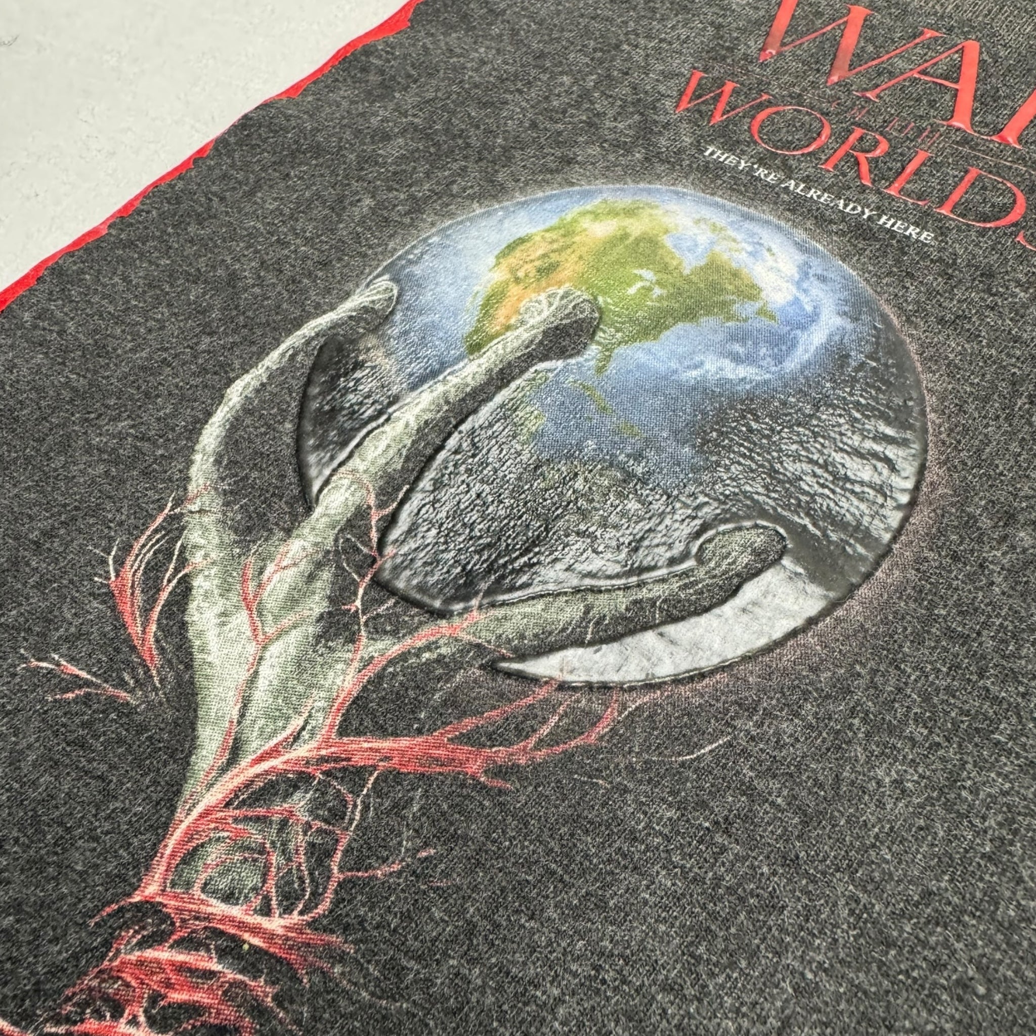 2005 War Of The Worlds Movie Promo Ringer T-Shirt