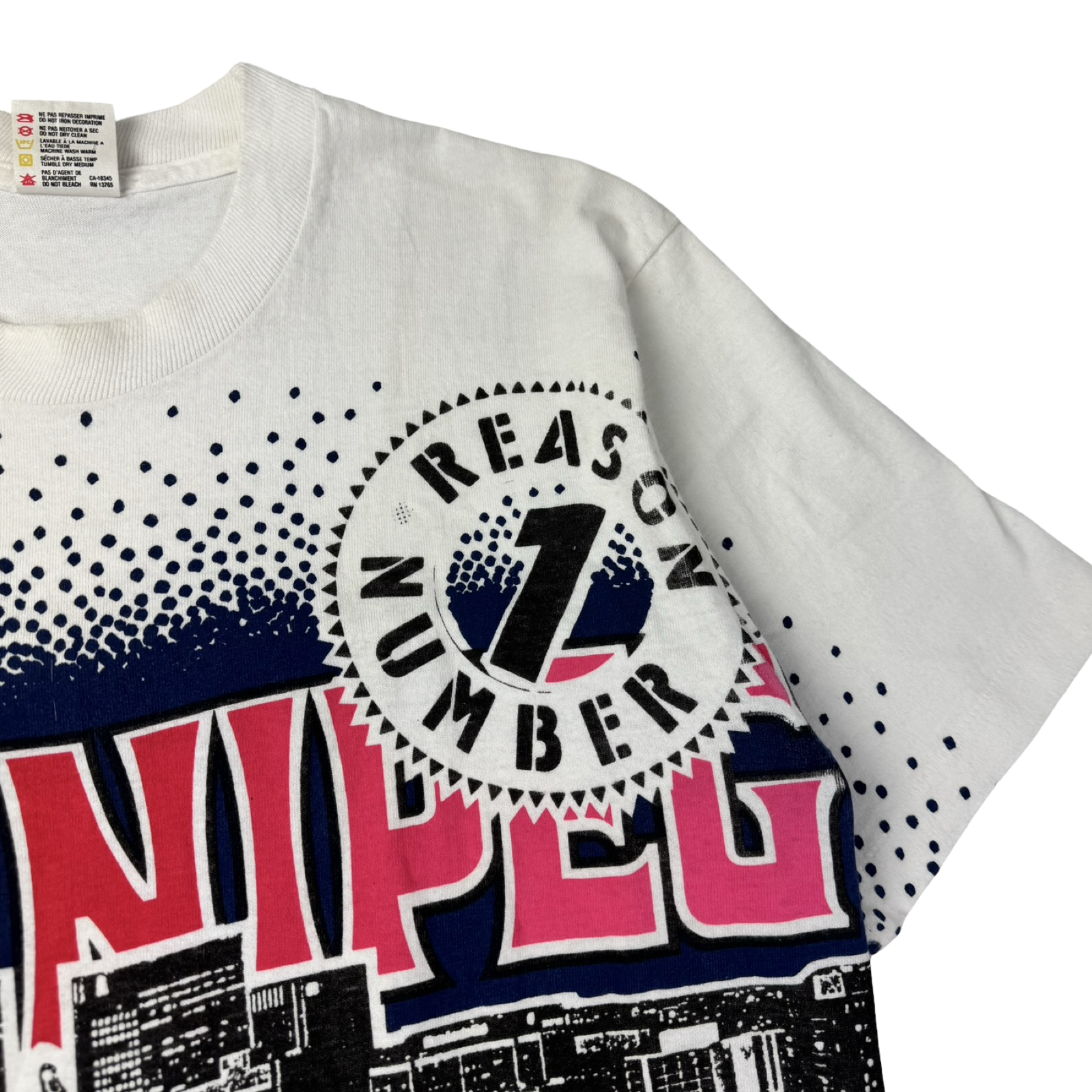 1990 Winnipeg City All Over Print T-Shirt