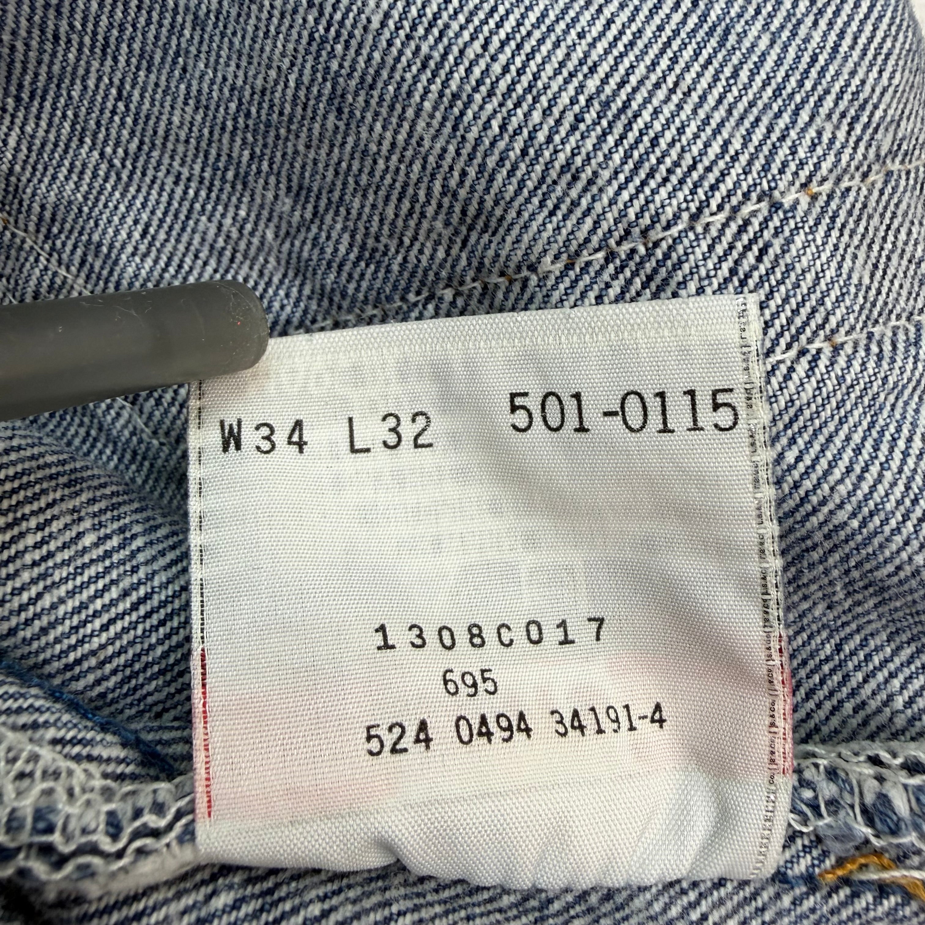 Vintage Levi’s 501 Denim Jeans Blue