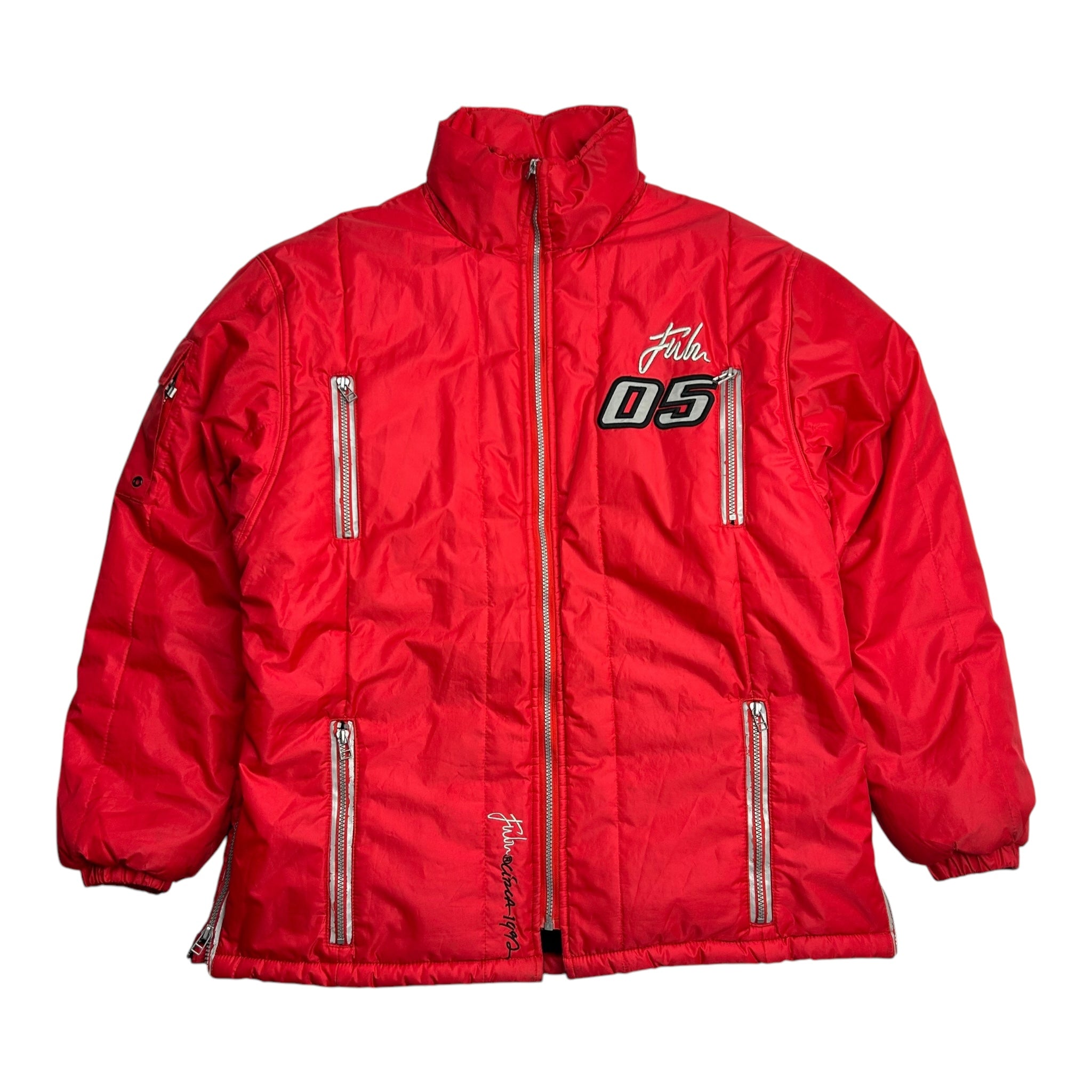 Vintage Y2K Fubu Limited Edition Puffer Coat Red