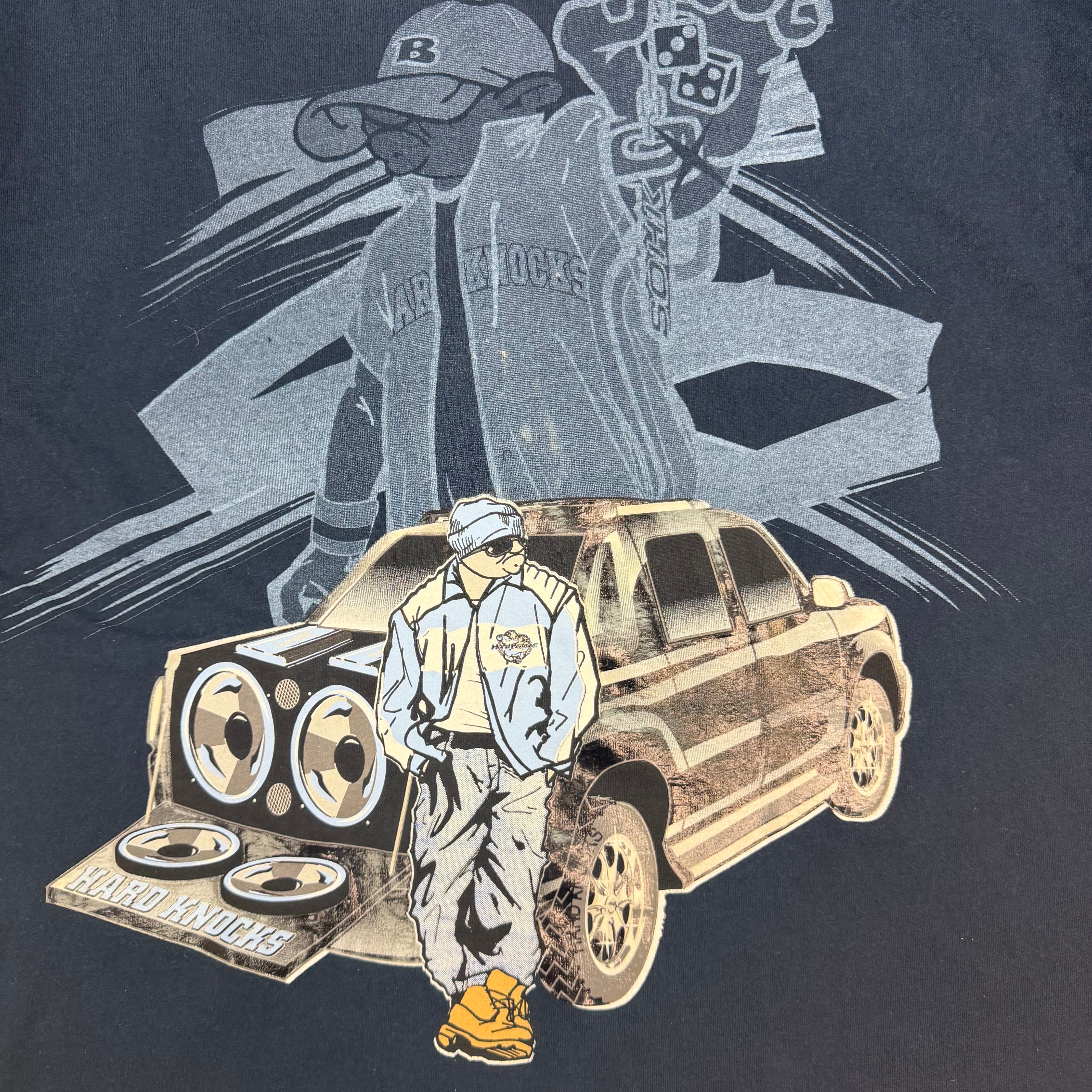 Vintage School Of Hard Knocks Tee Navy