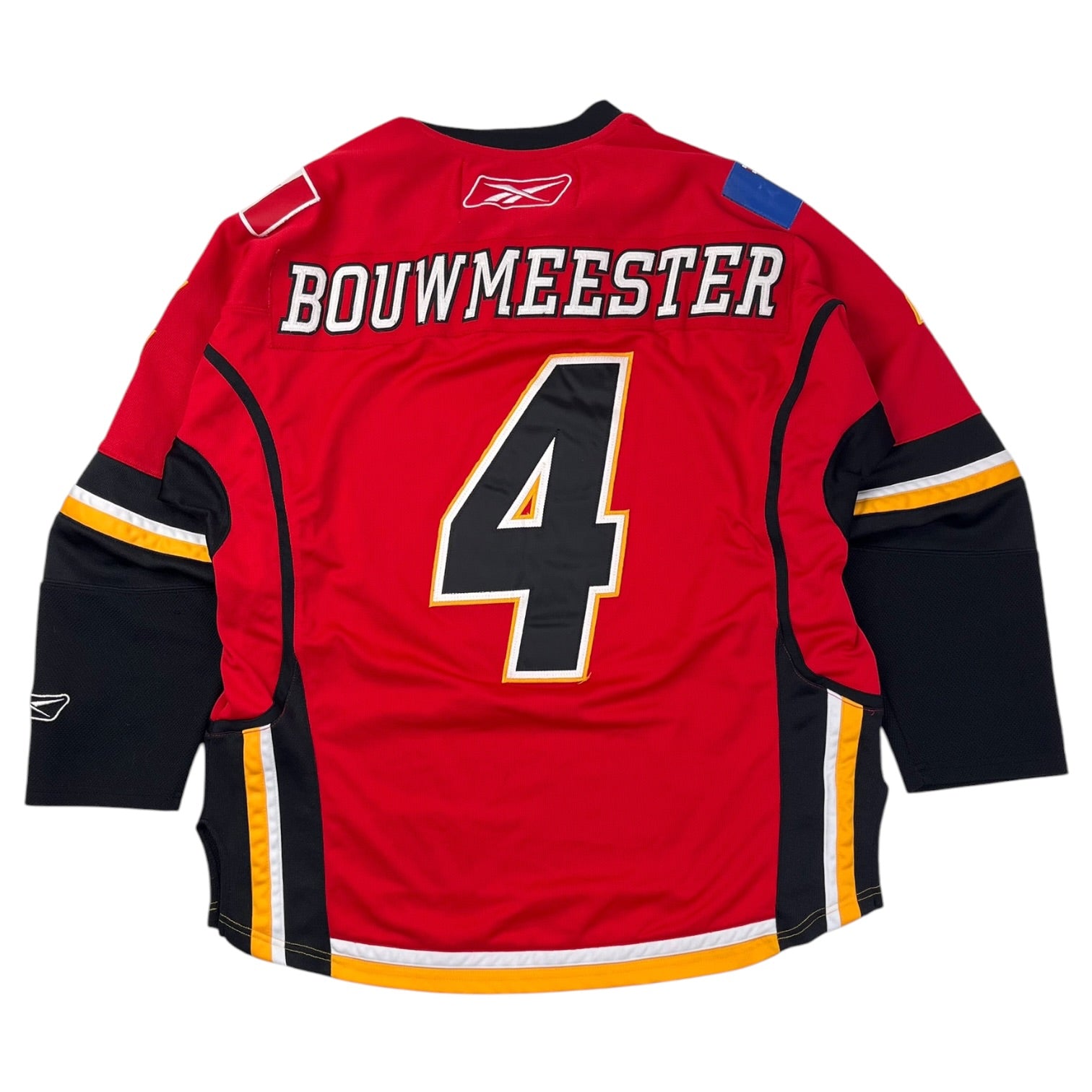 Calgary Flames Bouwmeester Reebok Home Jersey