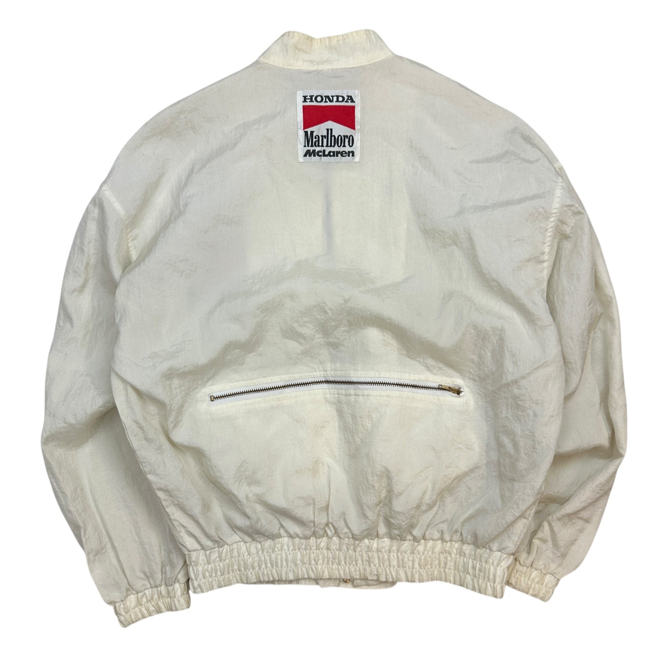 Vintage Marlboro McLaren Honda Racing Jacket White