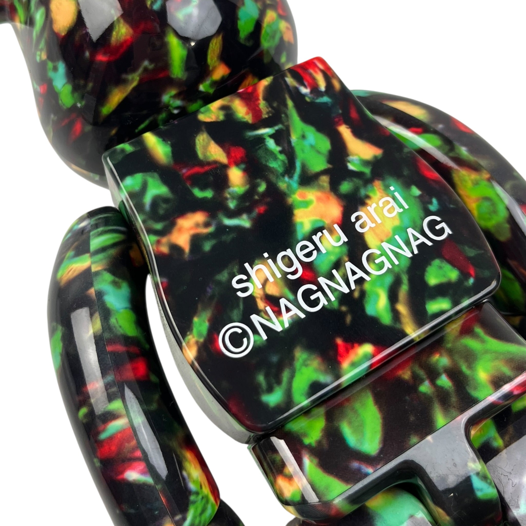 Bearbrick Nagnagnag 100% + 400% 4 Eyes Green