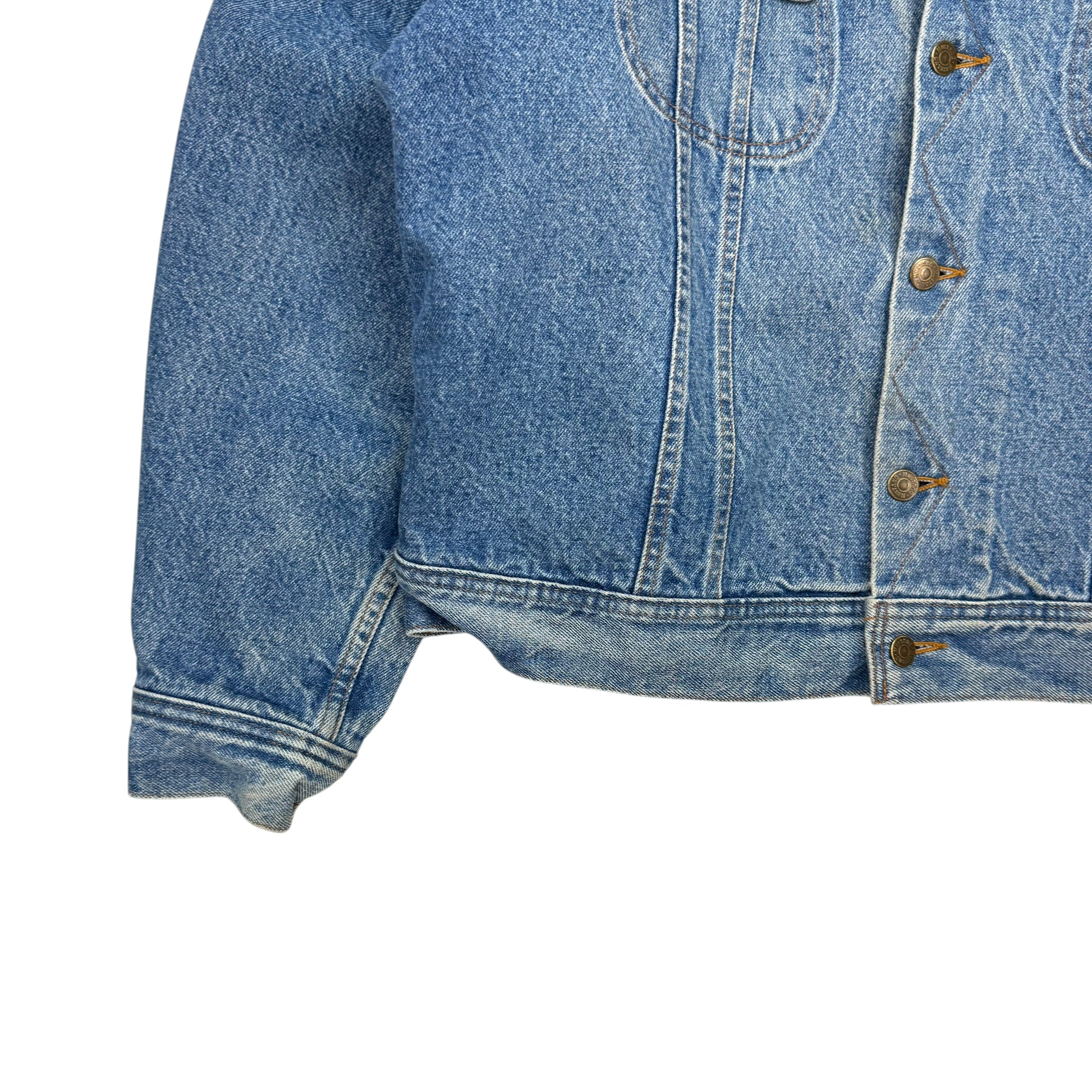 Vintage Mustang Storm Rider Denim Jacket Medium Wash