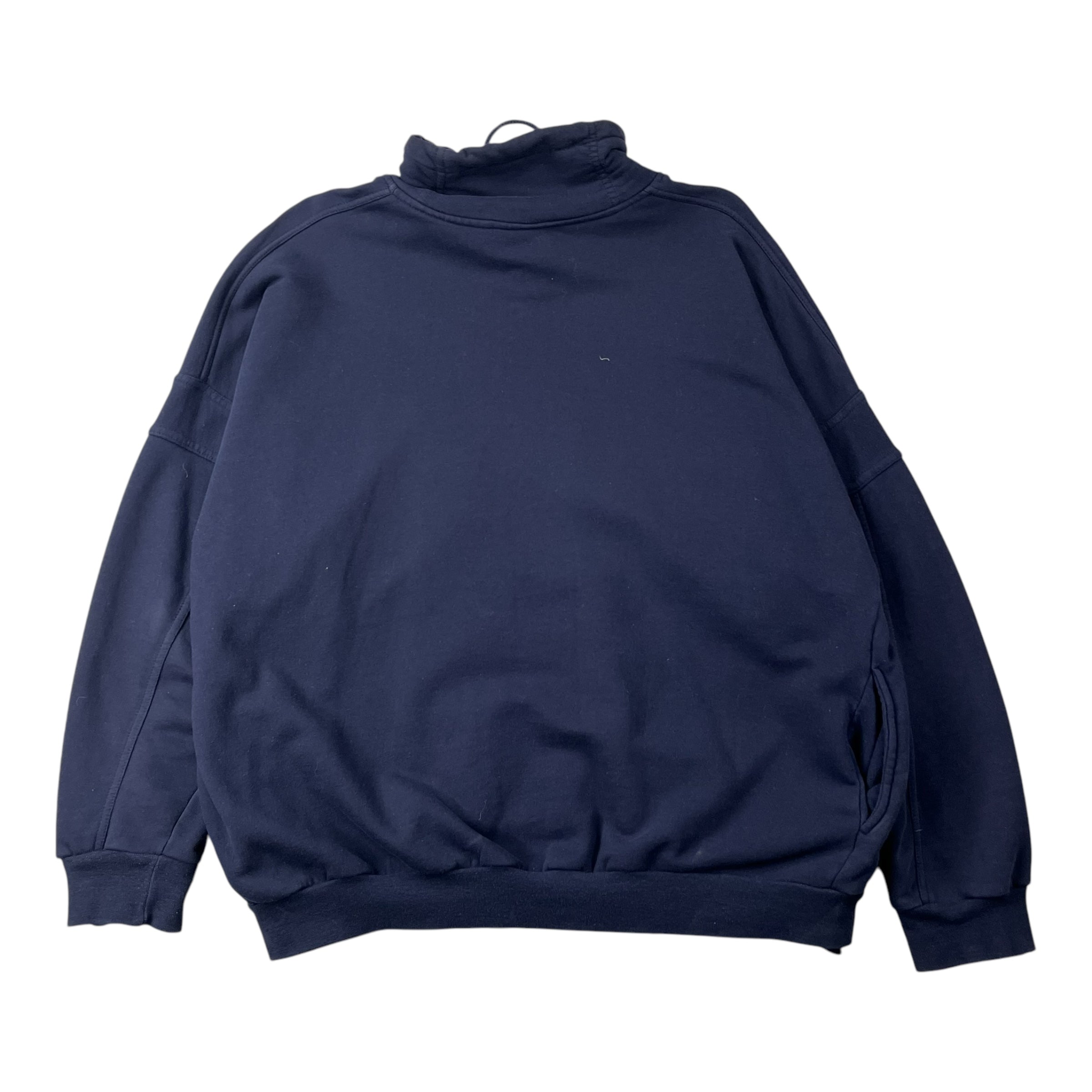 Vintage Hugo Boss 1/4 Zip Sweatshirt Navy