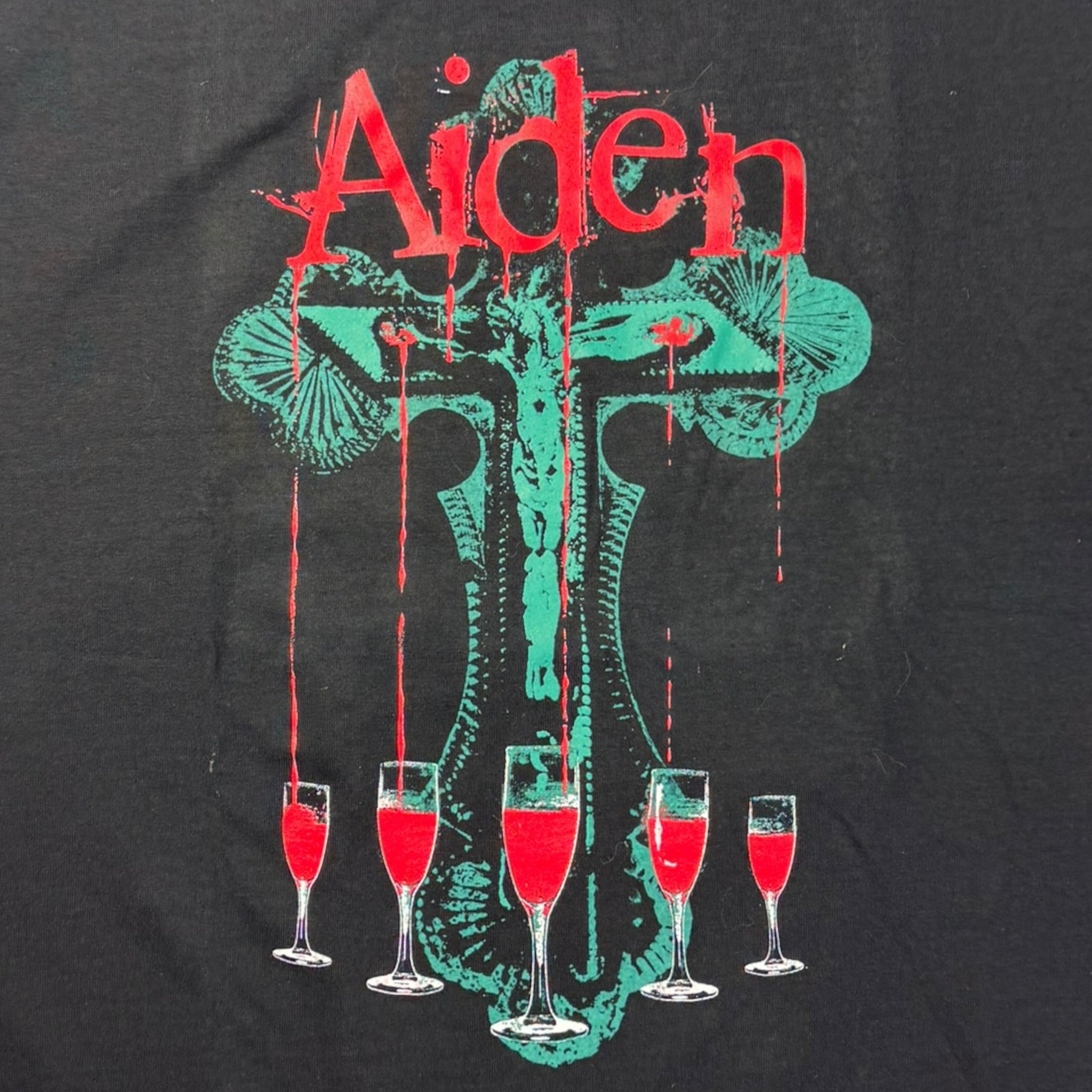 Vintage Y2K Aiden Screamo Band T-Shirt