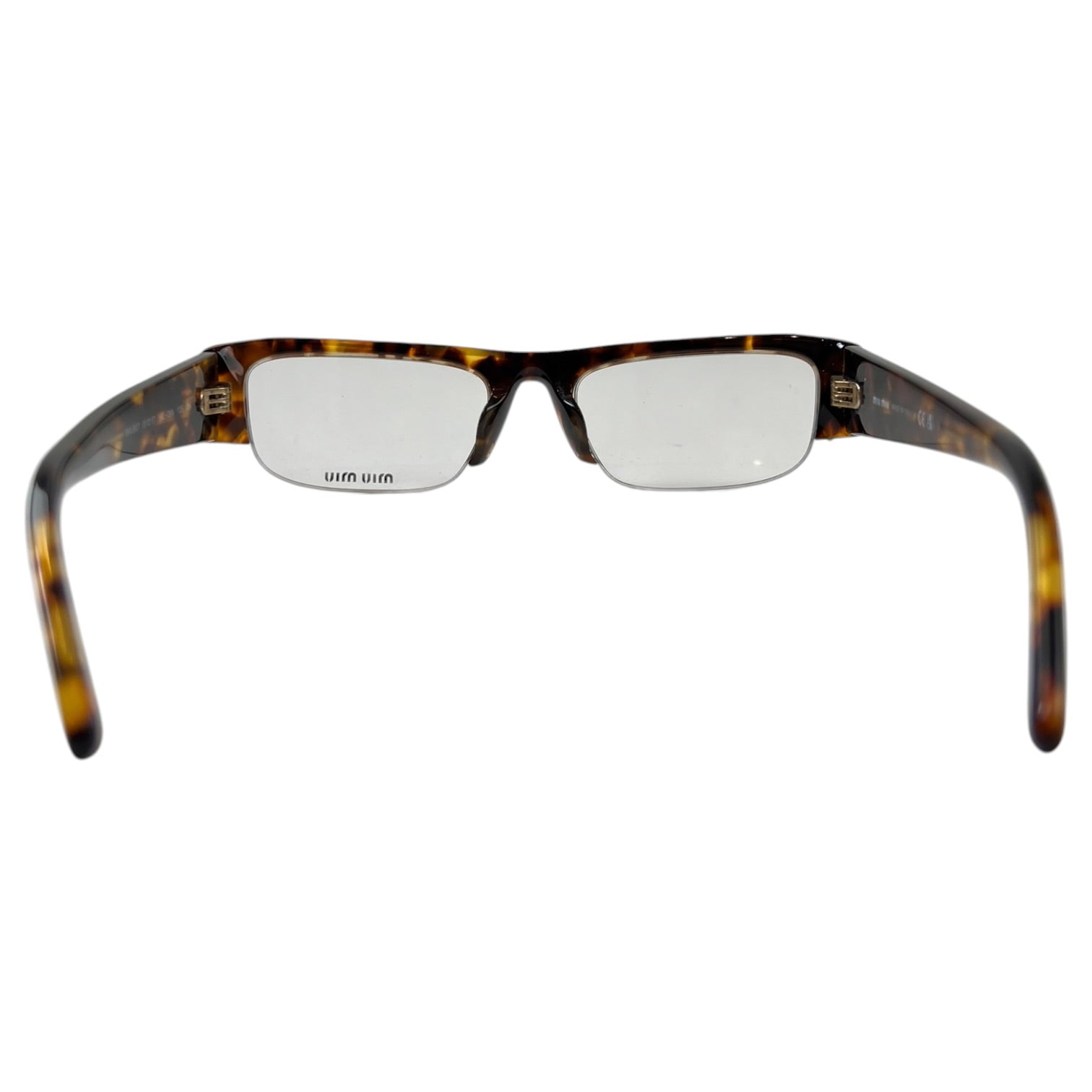 Miu Miu Vedette Glasses Brown Tortoise Shell