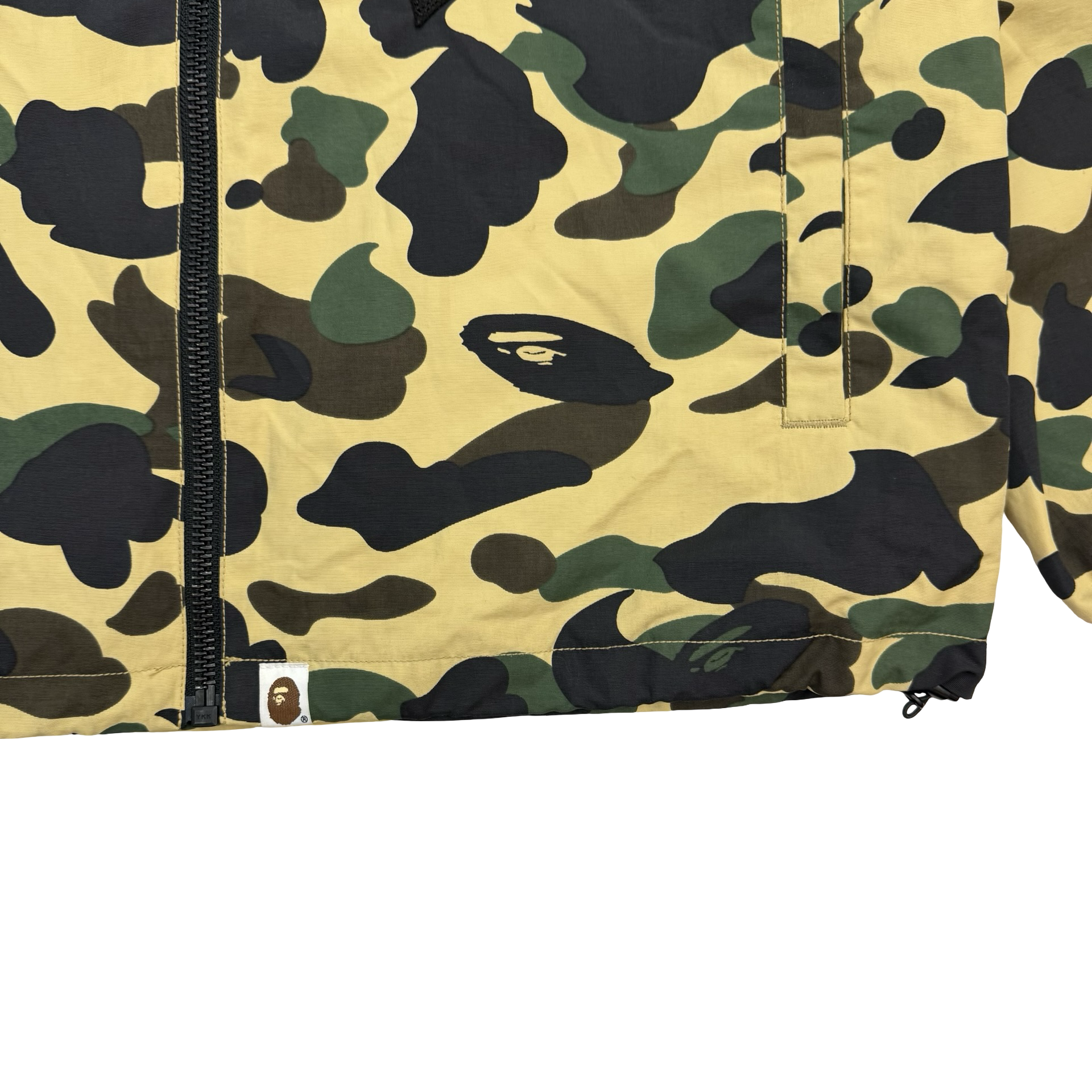 A Bathing Ape PONR 1st Camo Zip Up Jacket Green
