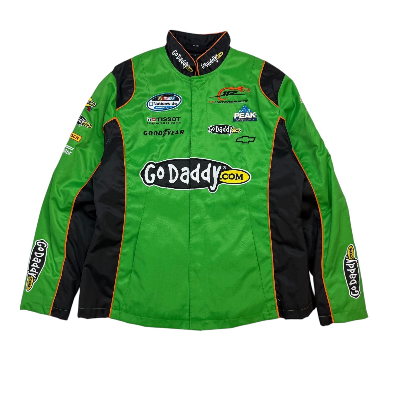 Vintage Womens NASCAR Danica Patrick Race Jacket Green/Black