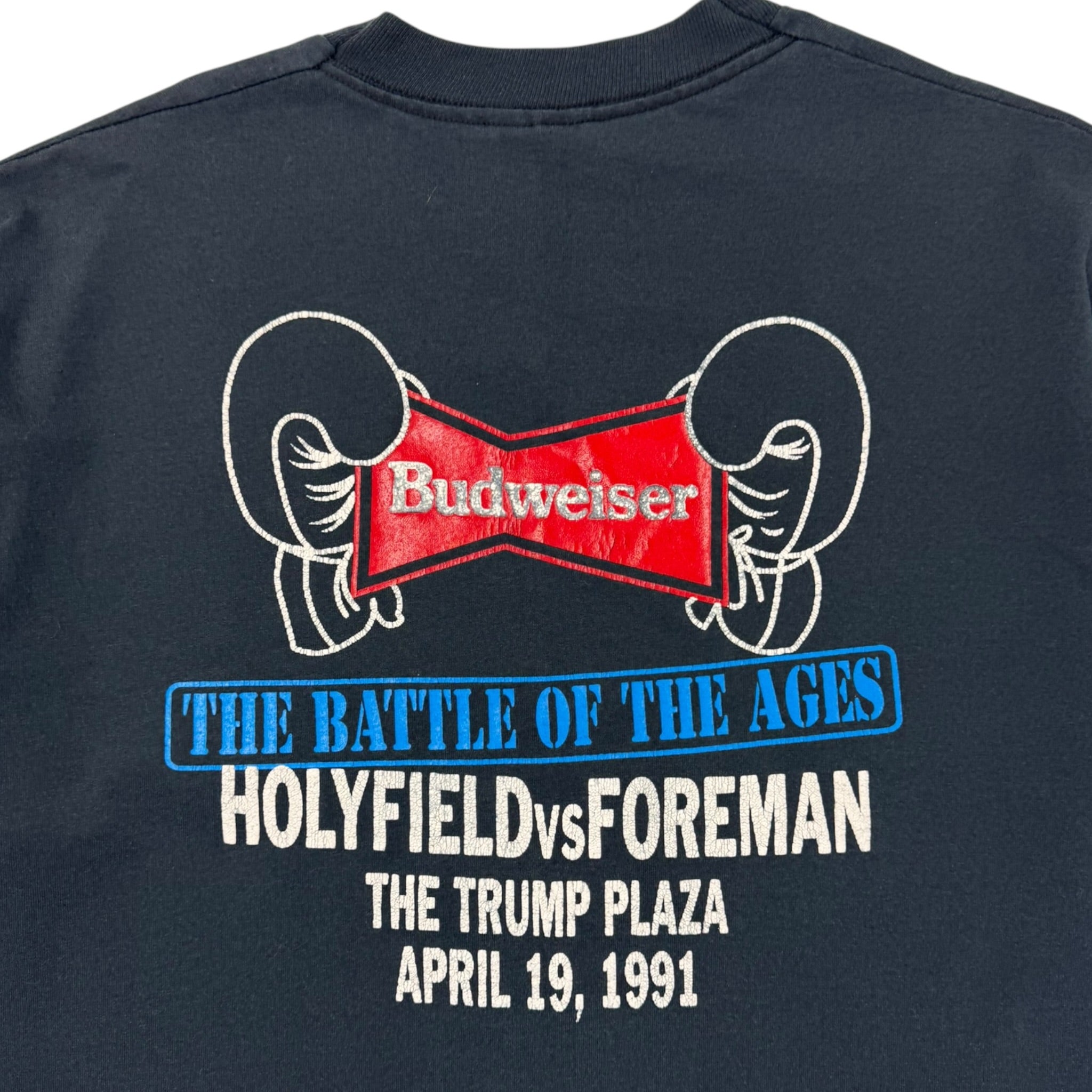 1991 Holyfield vs Foreman Budweiser Boxing Promo @ Trump Plaza T-Shirt