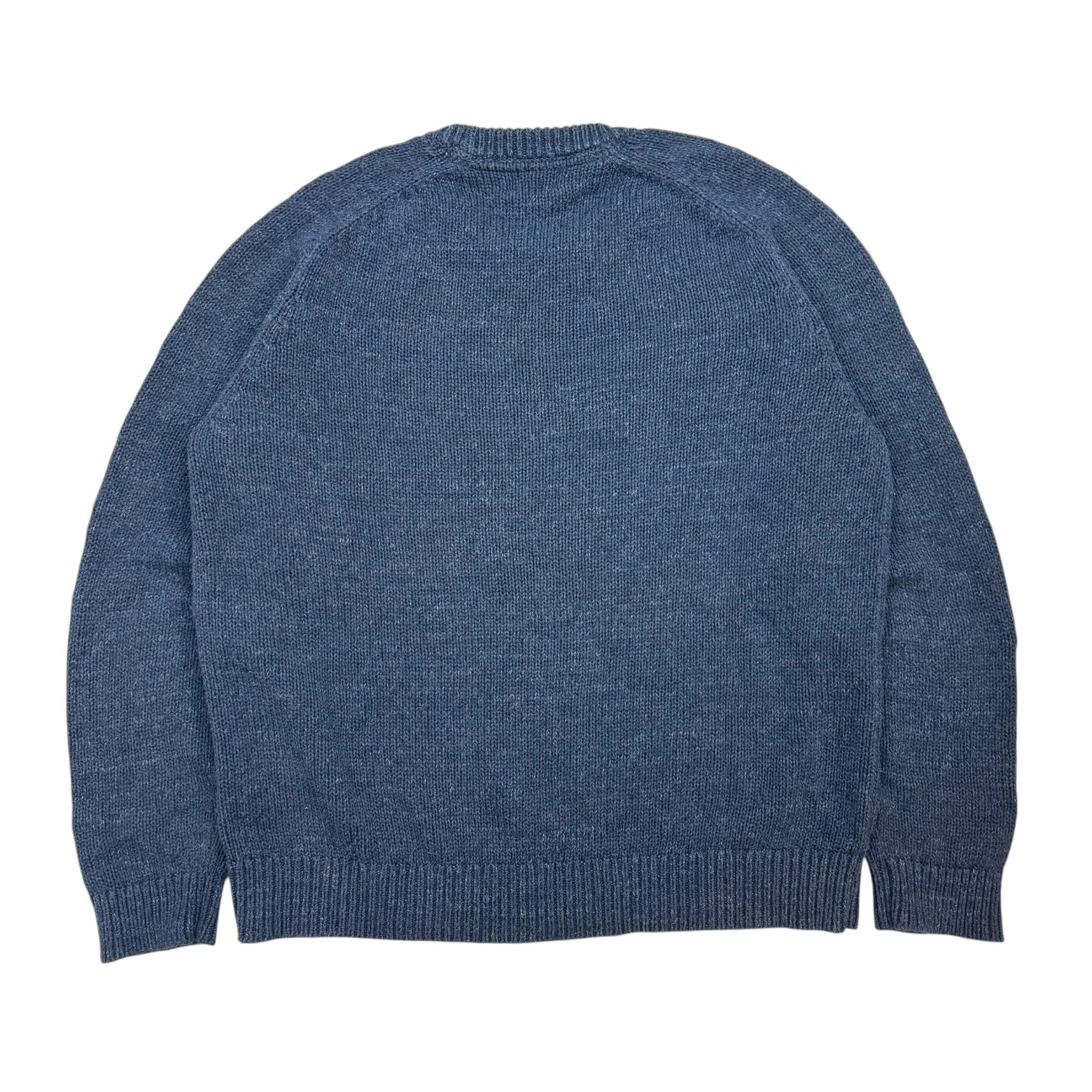 Vintage L.L. Bean Knit Sweater Navy Blue