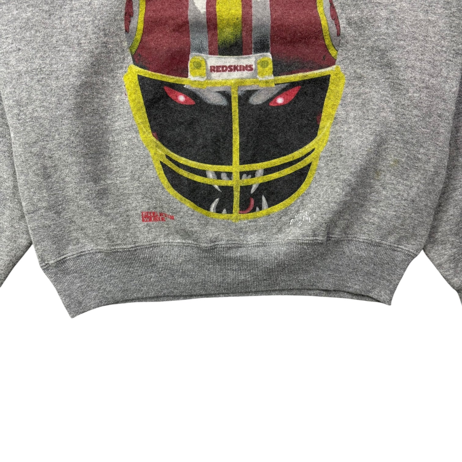 Vintage Washington Redskins Helmet Crewneck Grey