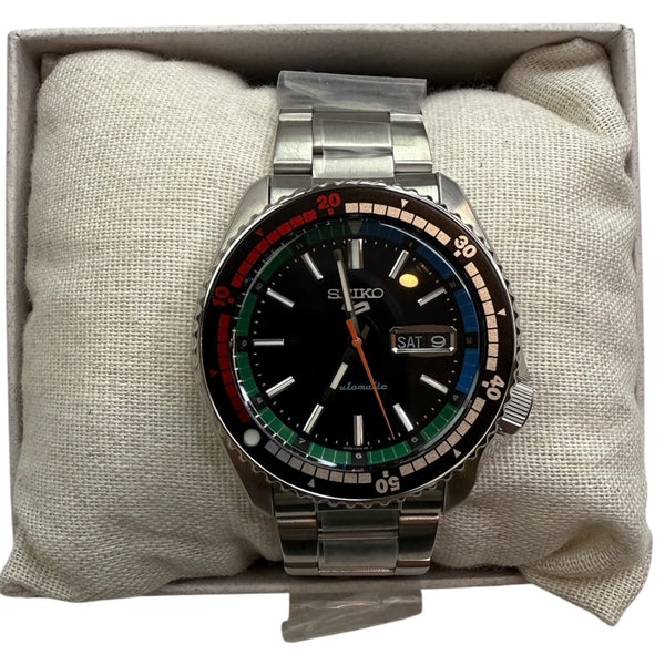 Seiko 5 Sports SRPK11 Automatic Black Dial Countdown Bezel Watch