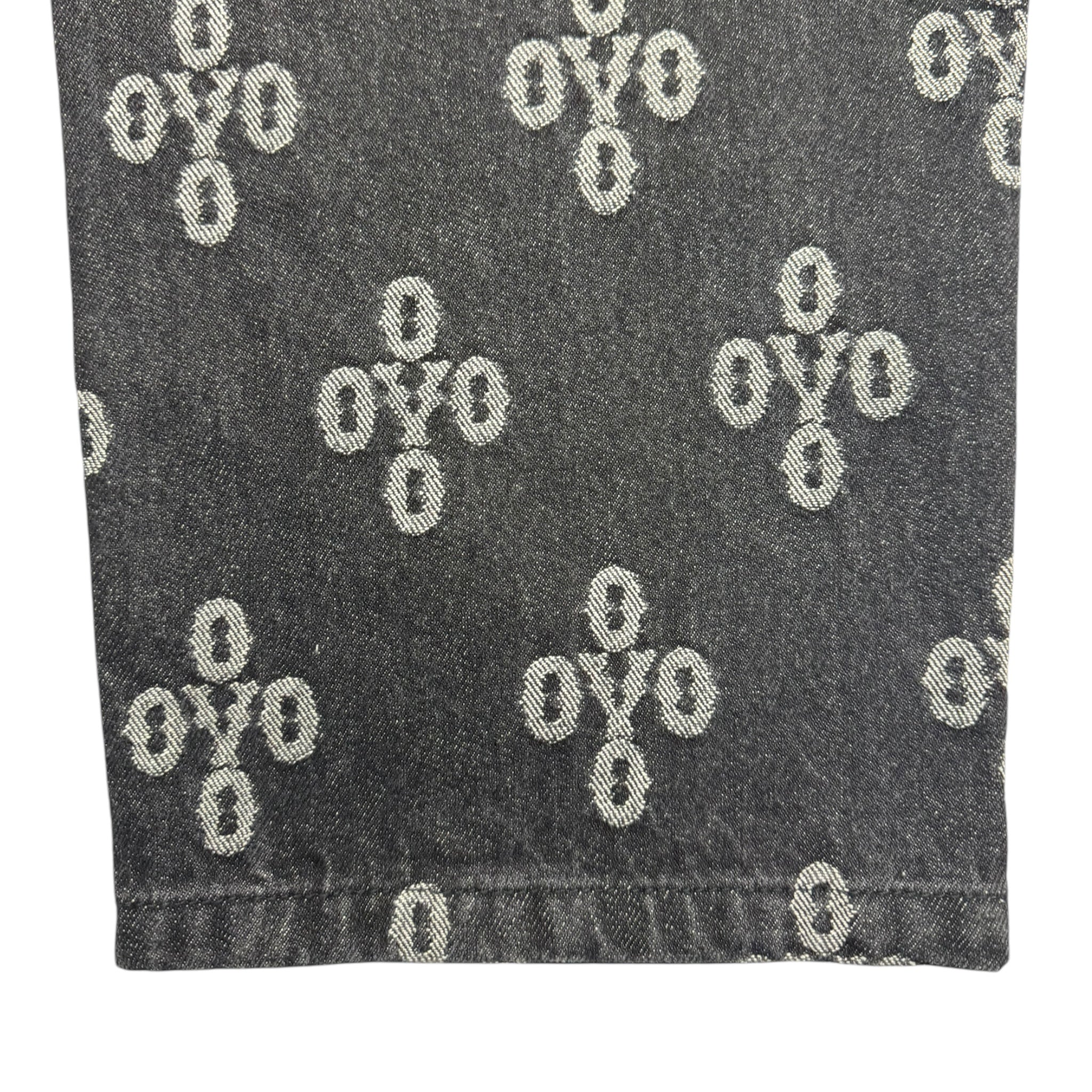 OVO Monogram Relaxed Fit Denim Washed Black