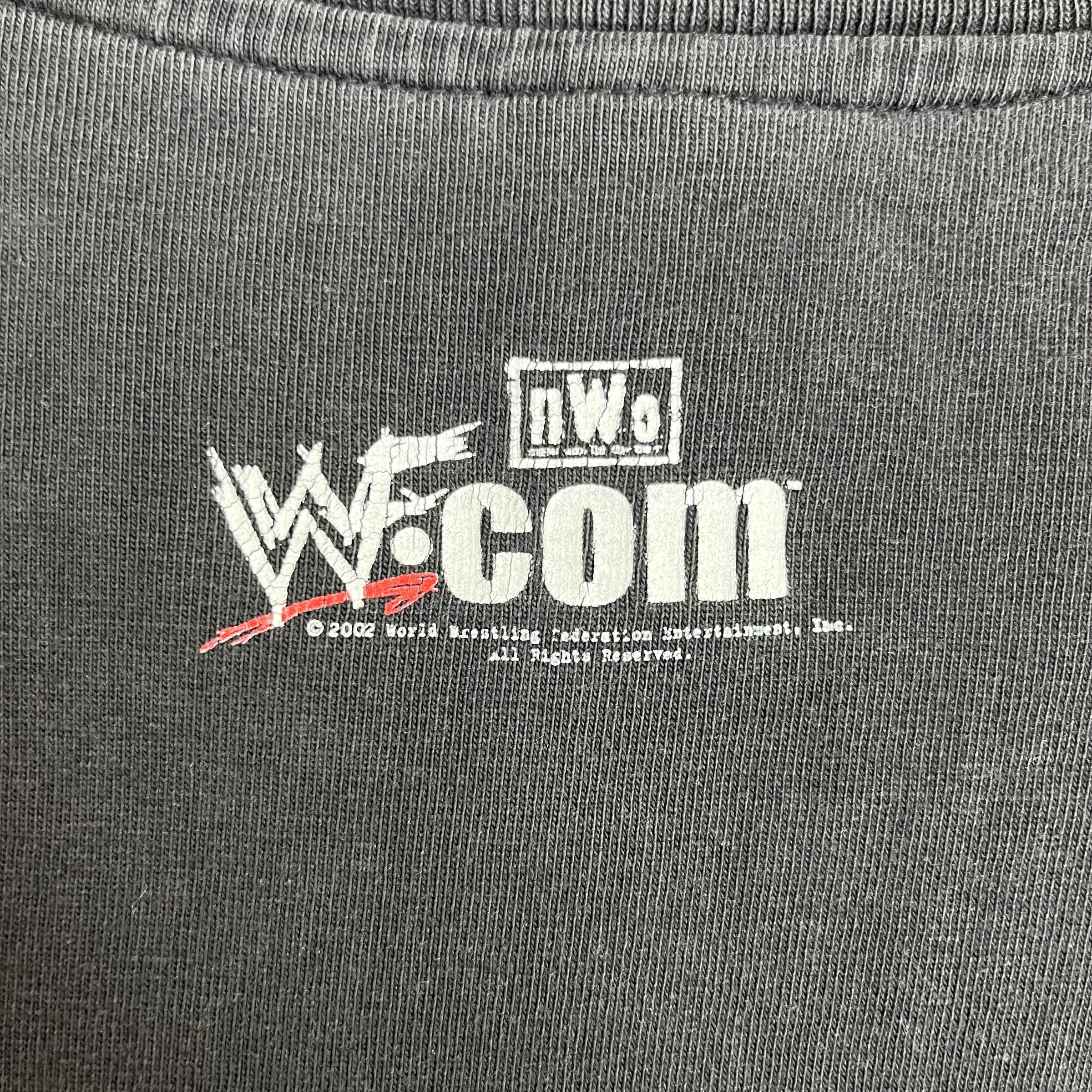 2002 New World Order WWF Wrestling Tee Black