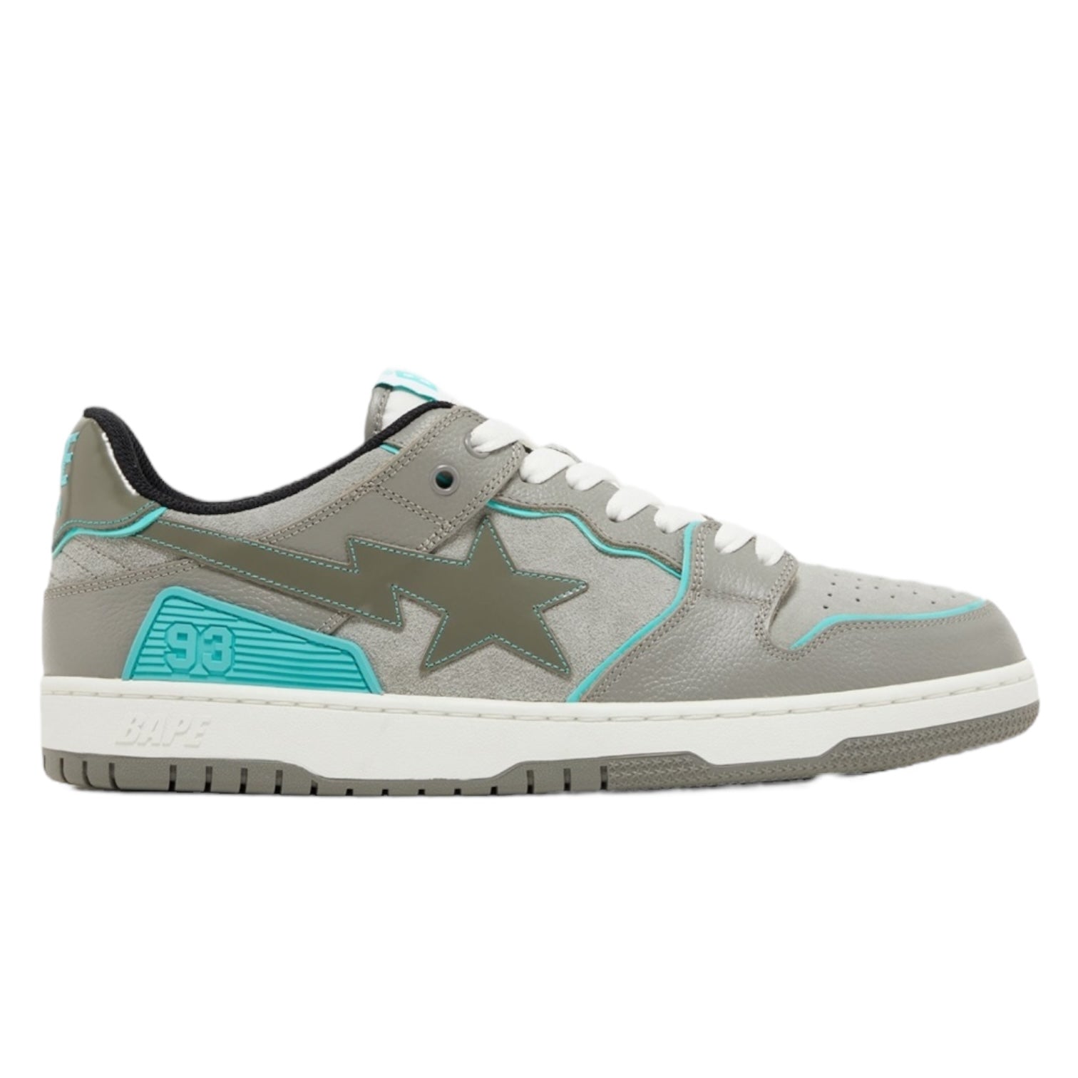 BAPE SK8 Sta Grey Turquoise (Used)