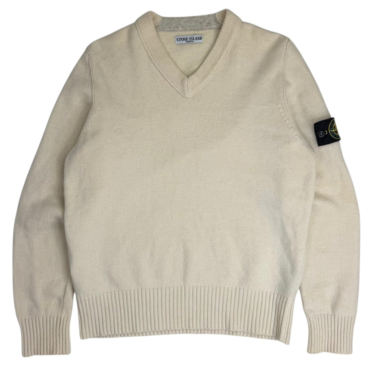 AW2008 Stone Island Knit Sweater Cream