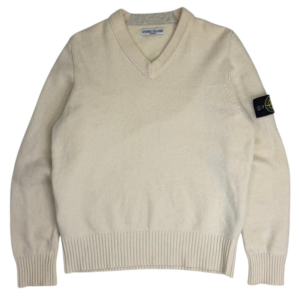 AW2008 Stone Island Knit Sweater Cream