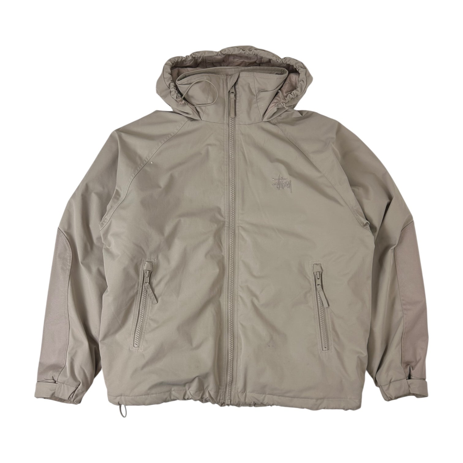 Stussy Military Short Parka Jacket Bone