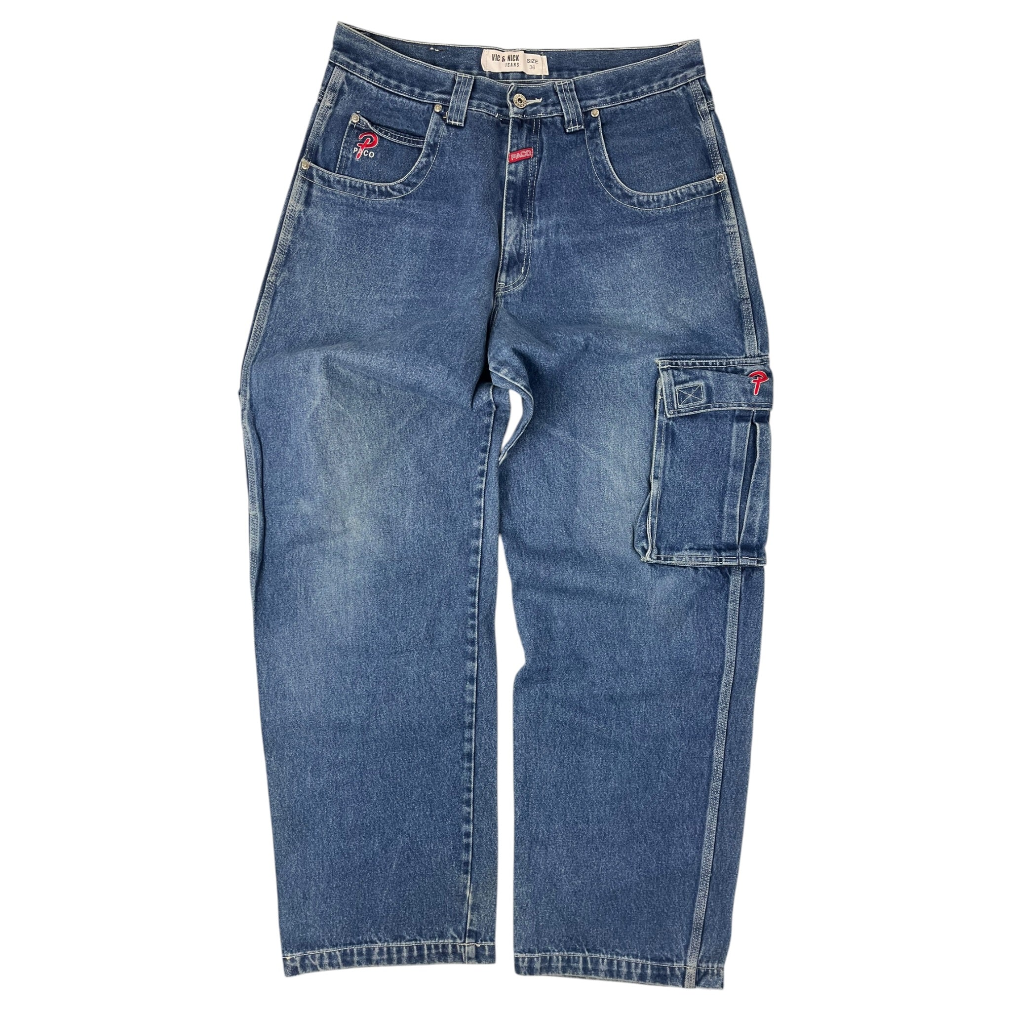 Vintage Paco Jeans Baggy Embroidered Denim