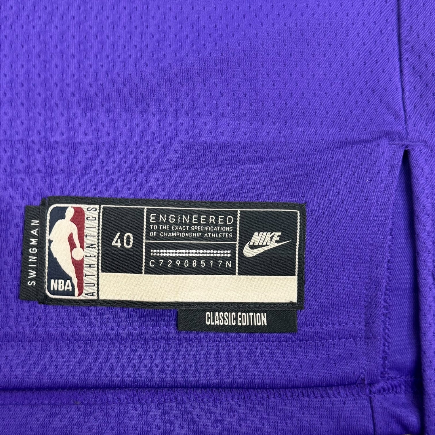 Nike Milwaukee Bucks Giannis Antetokounmpo Classic Jersey Purple