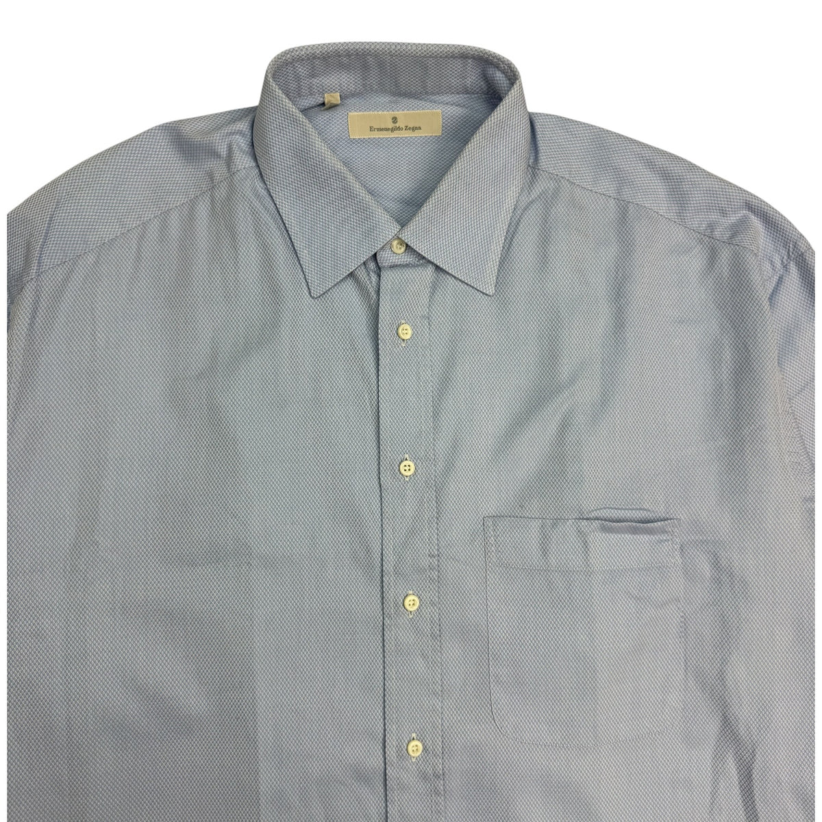 Vintage Ermenegildo Zegna Button Up Light Blue