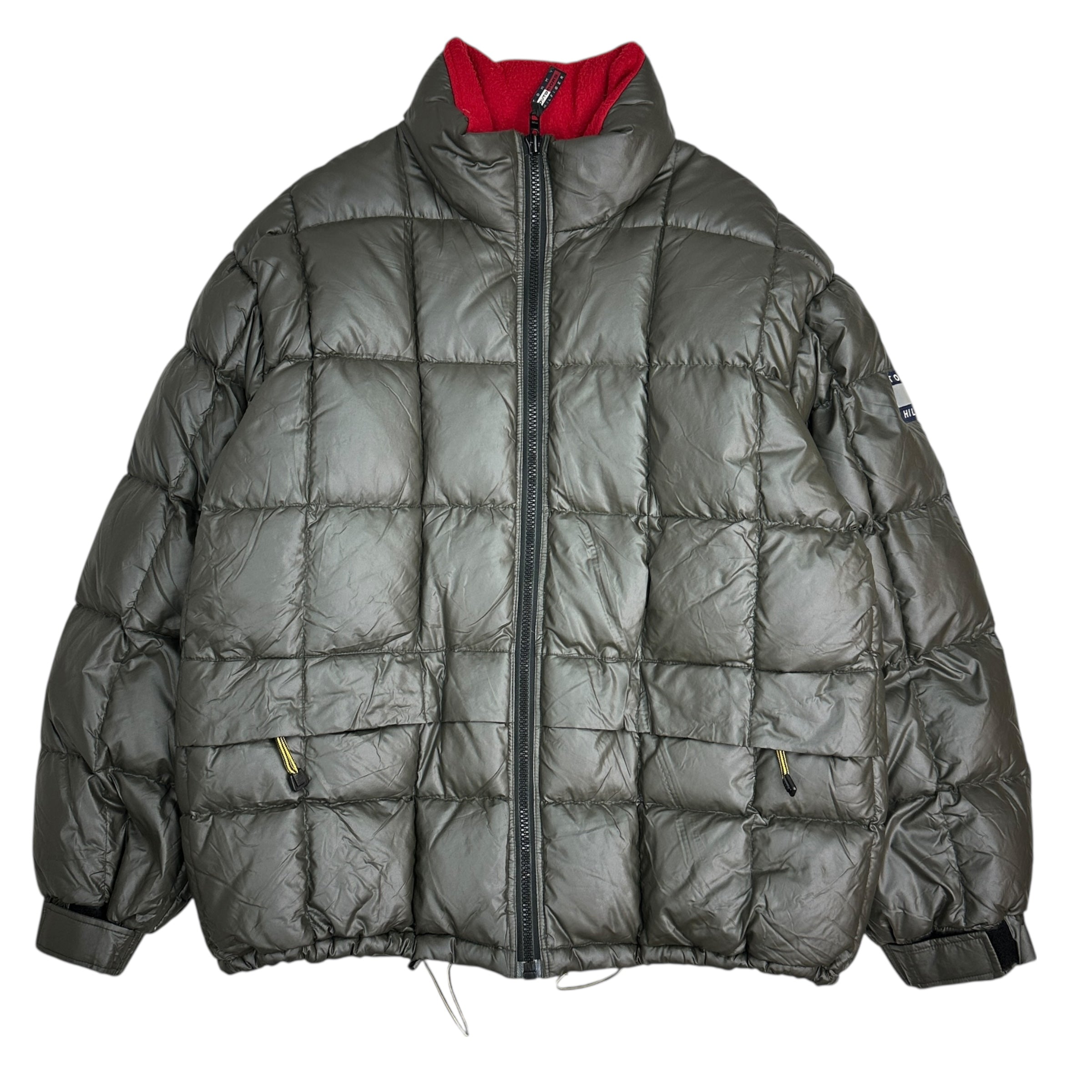 Vintage Tommy Hilfiger Outdoors Iridescent Puffer Oilslick Grey