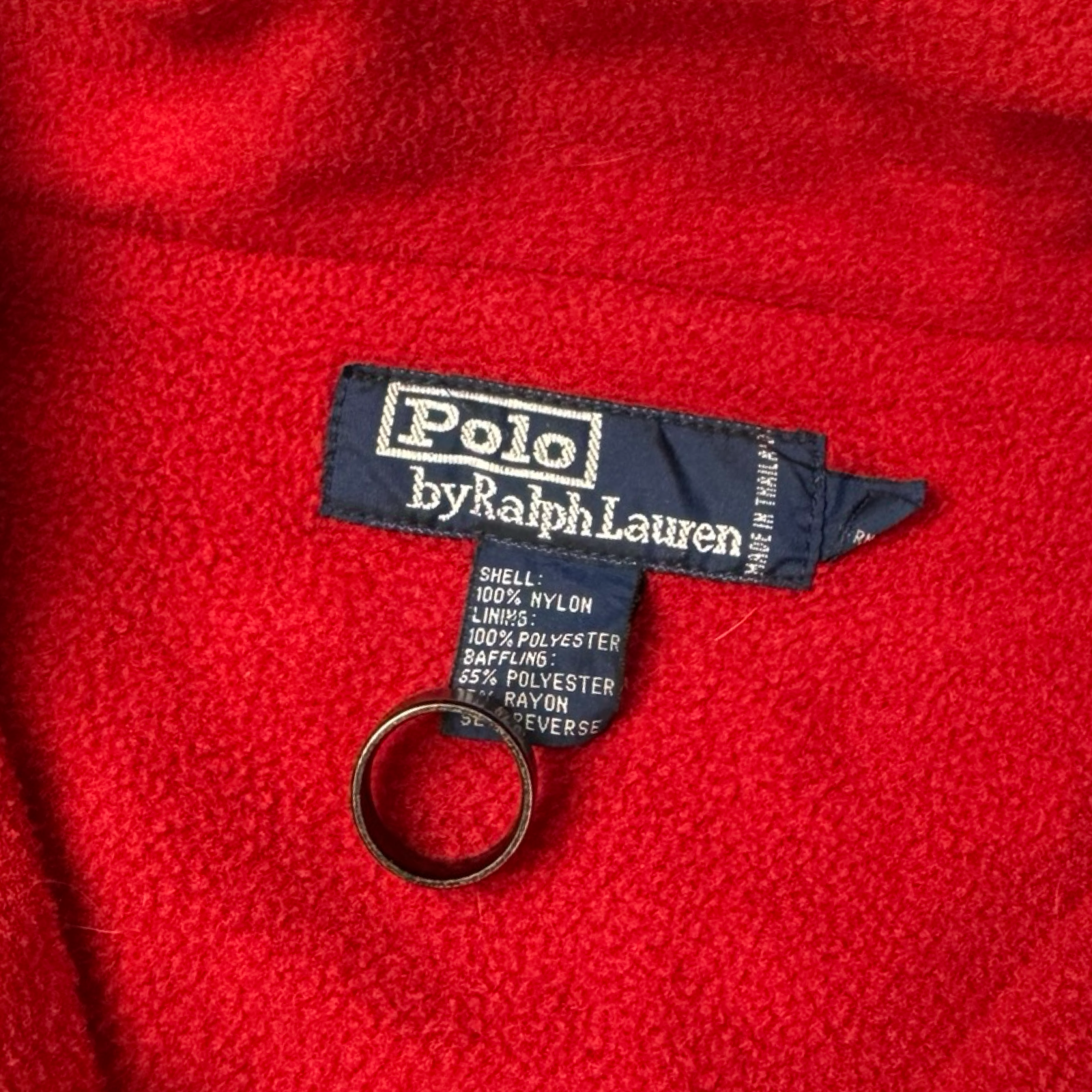 Vintage Polo Sport Ralph Lauren Fleece Lined Zip Jacket