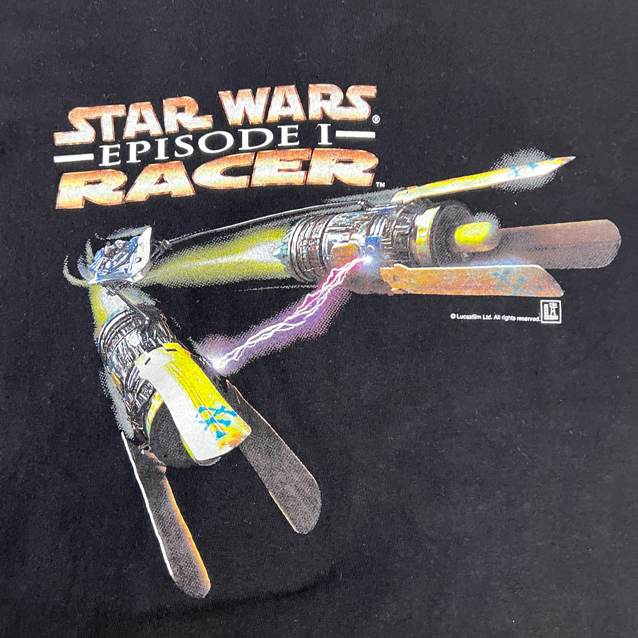 Vintage Star Wars Episode 1 Pod Racer Promo Tee