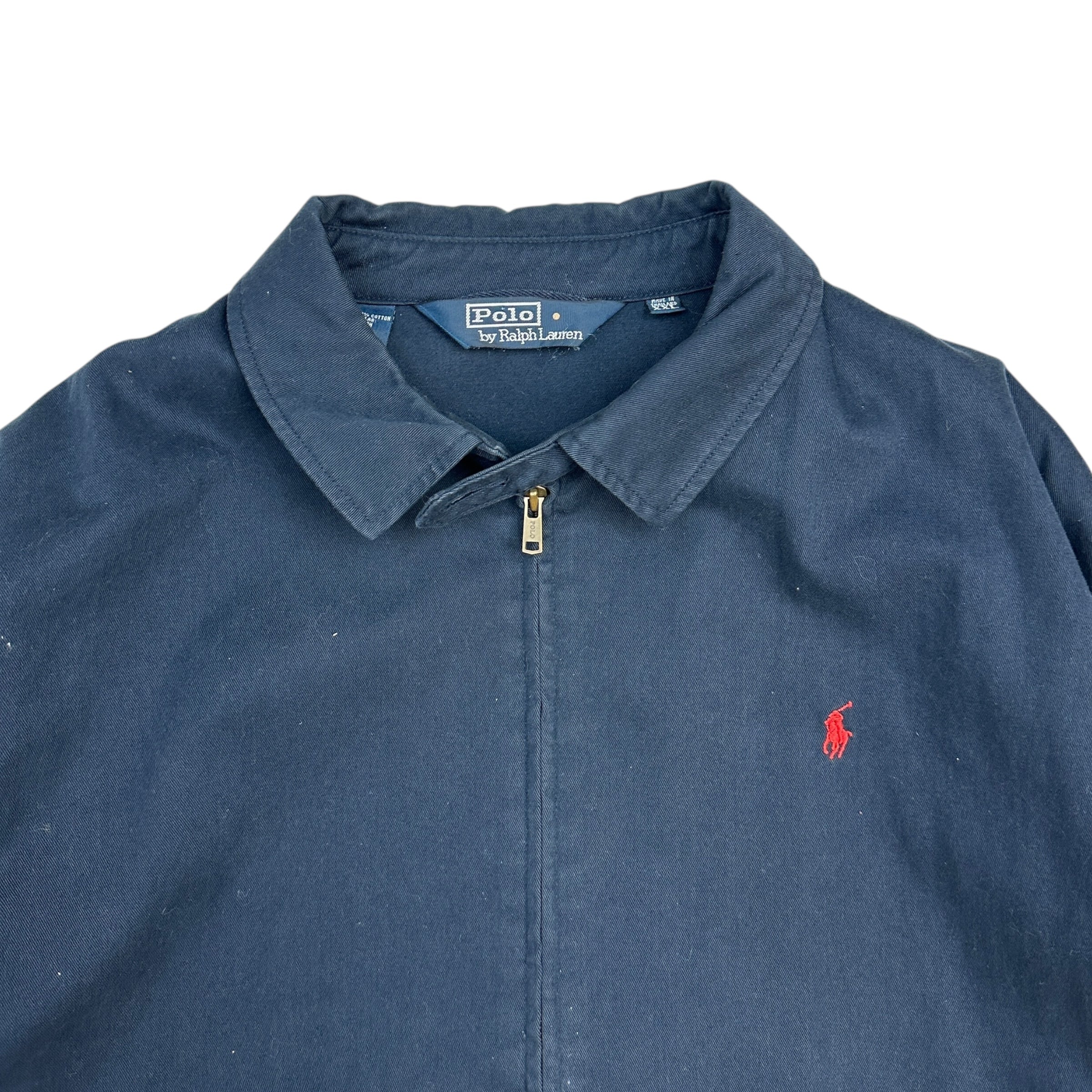 Vintage Polo Ralph Lauren Harrington Jacket Navy Blue