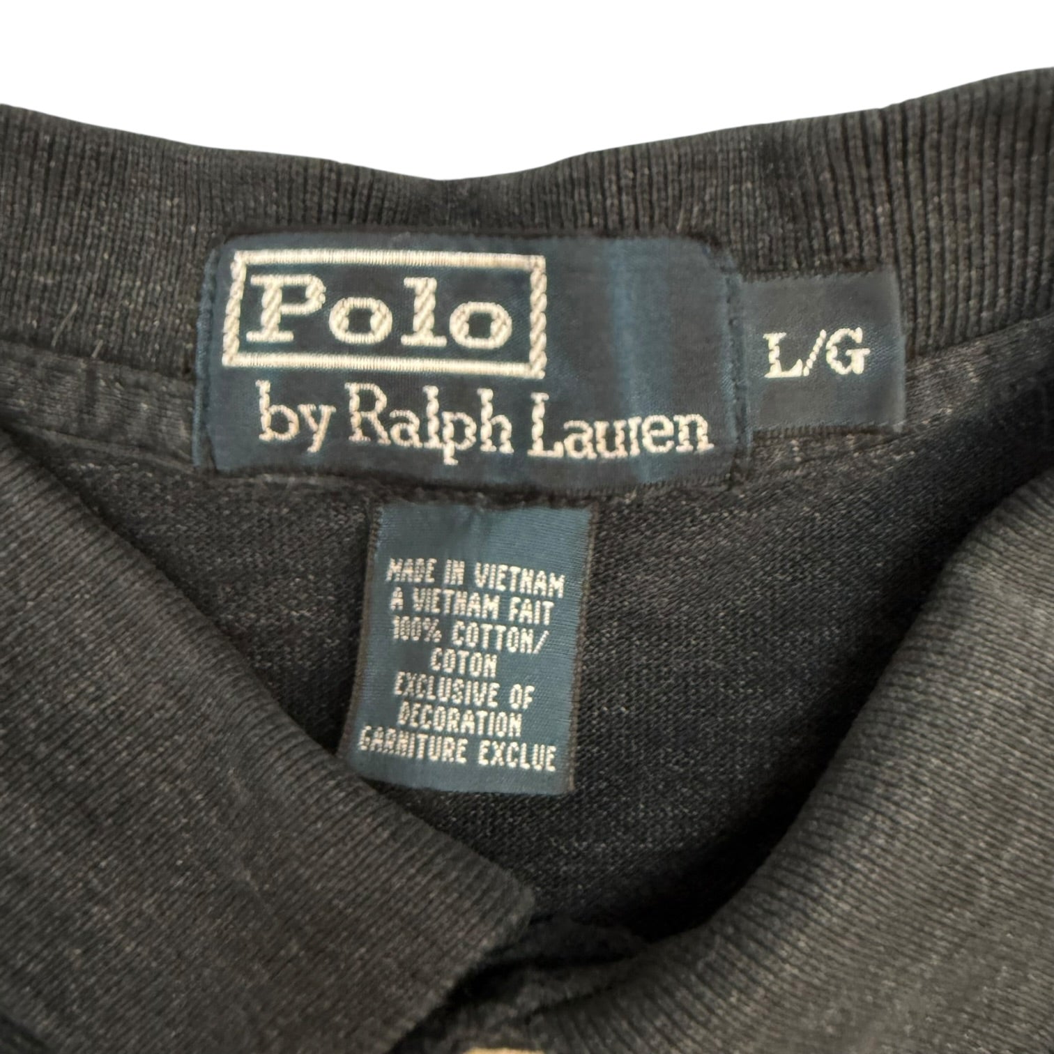 Vintage Polo Ralph Lauren L/S Button Up Shirt Dark Grey