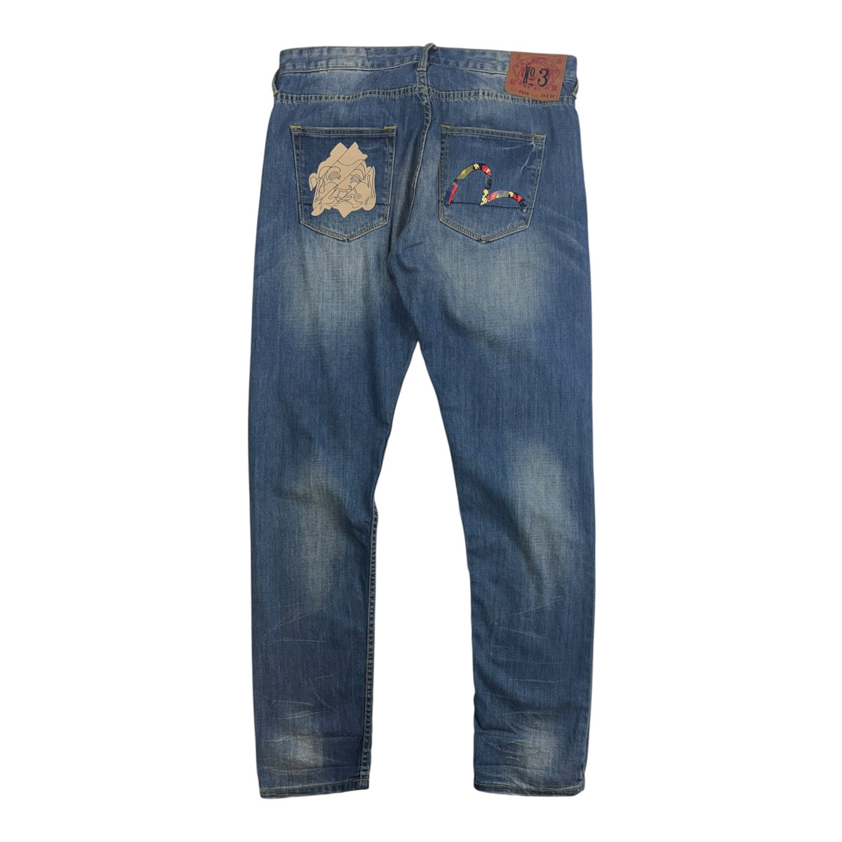 Vintage Evisu 2010 No. 3 Single Seagull Denim Pants