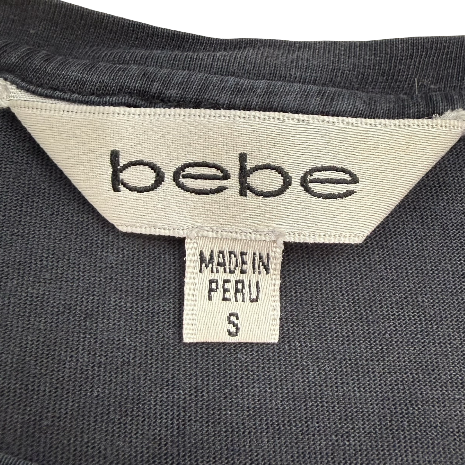 (W) Vintage BeBe Tee Black
