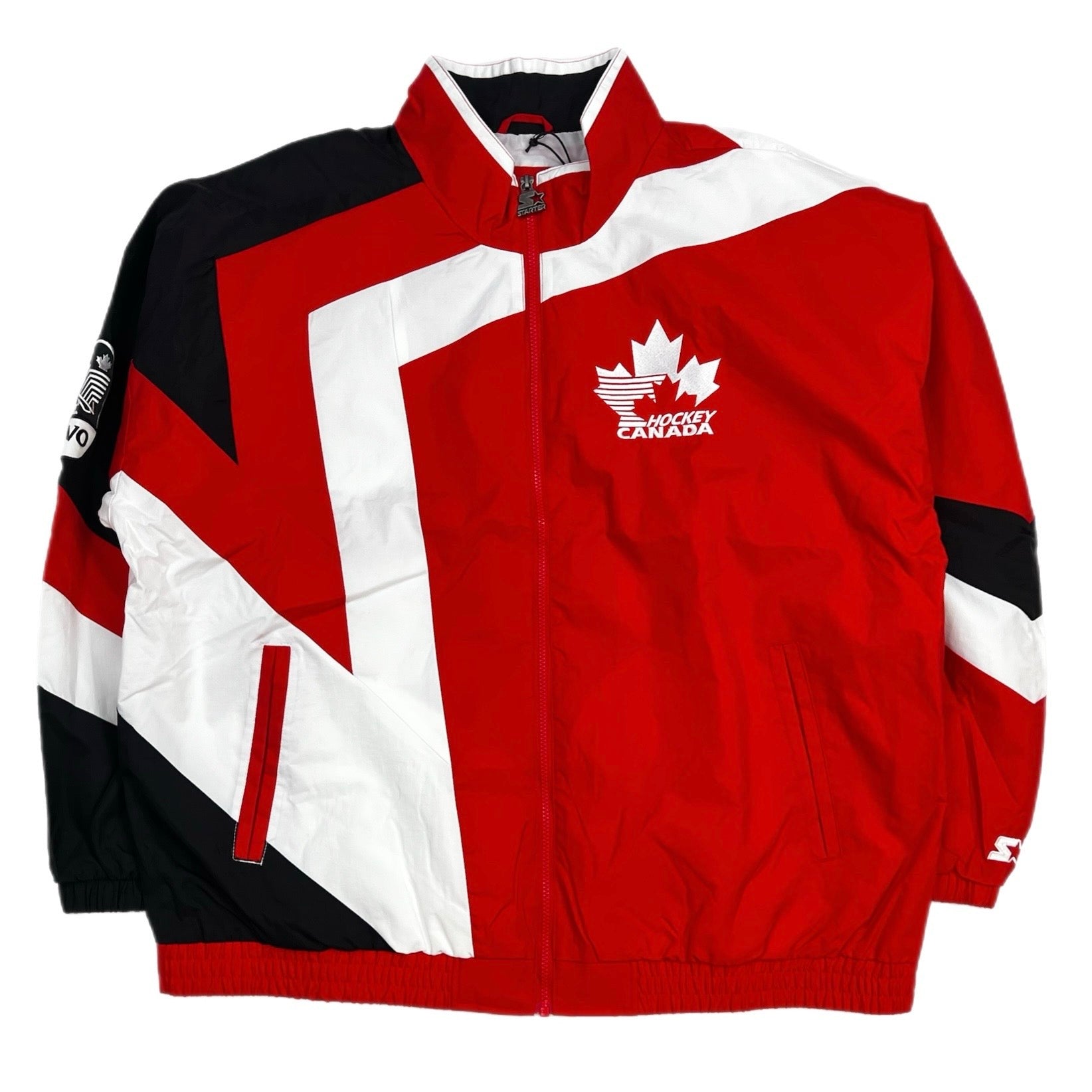 OVO x Starter Team Canada Jacket Red/Black/White