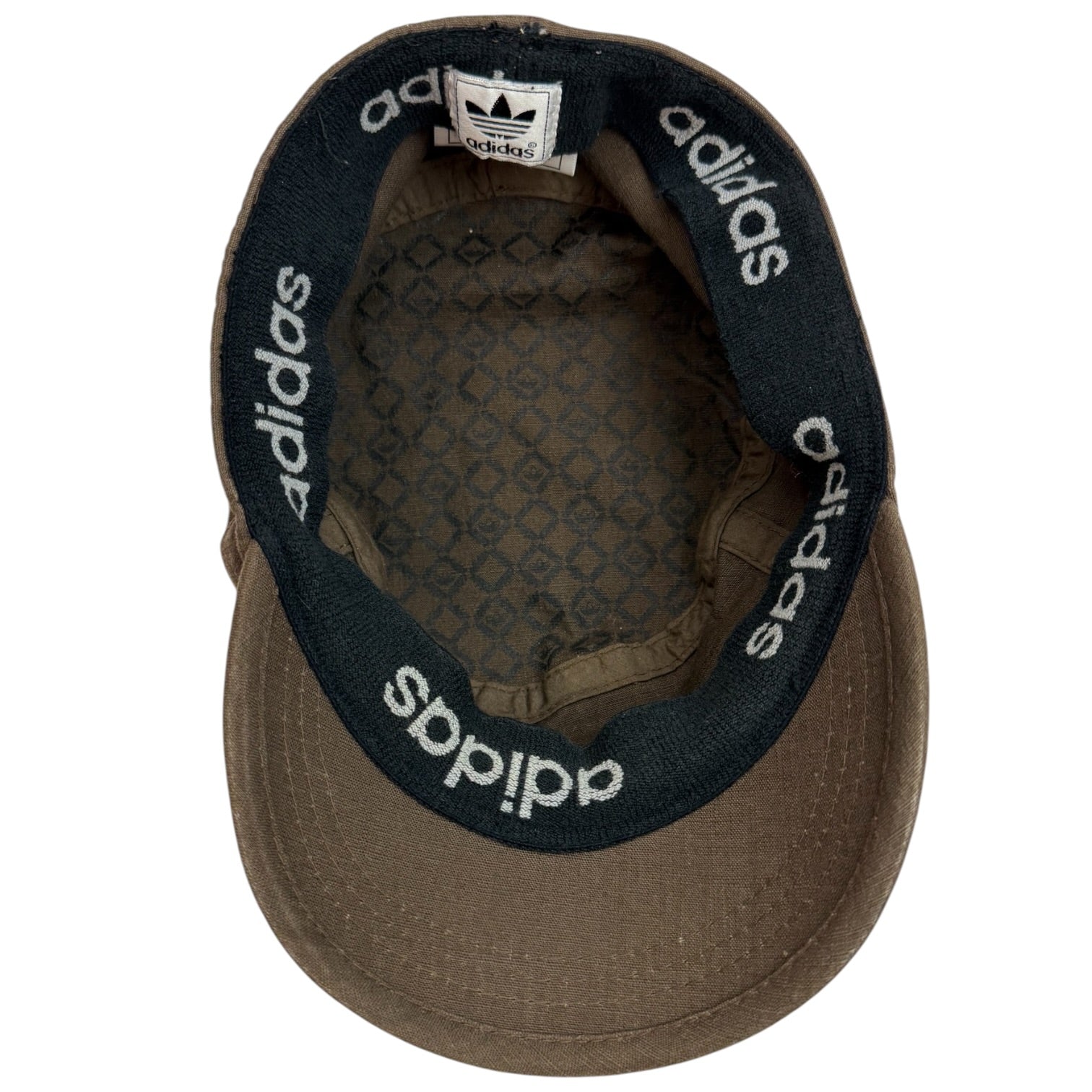 (W) Vintage Y2K Adidas Cadet Cap Brown