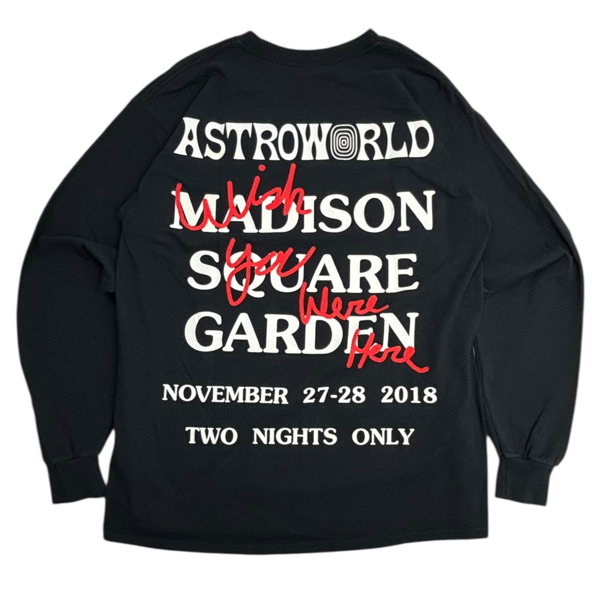 Travis Scott ‘I Heart NY’ Astroworld Tour L/S T-Shirt Black